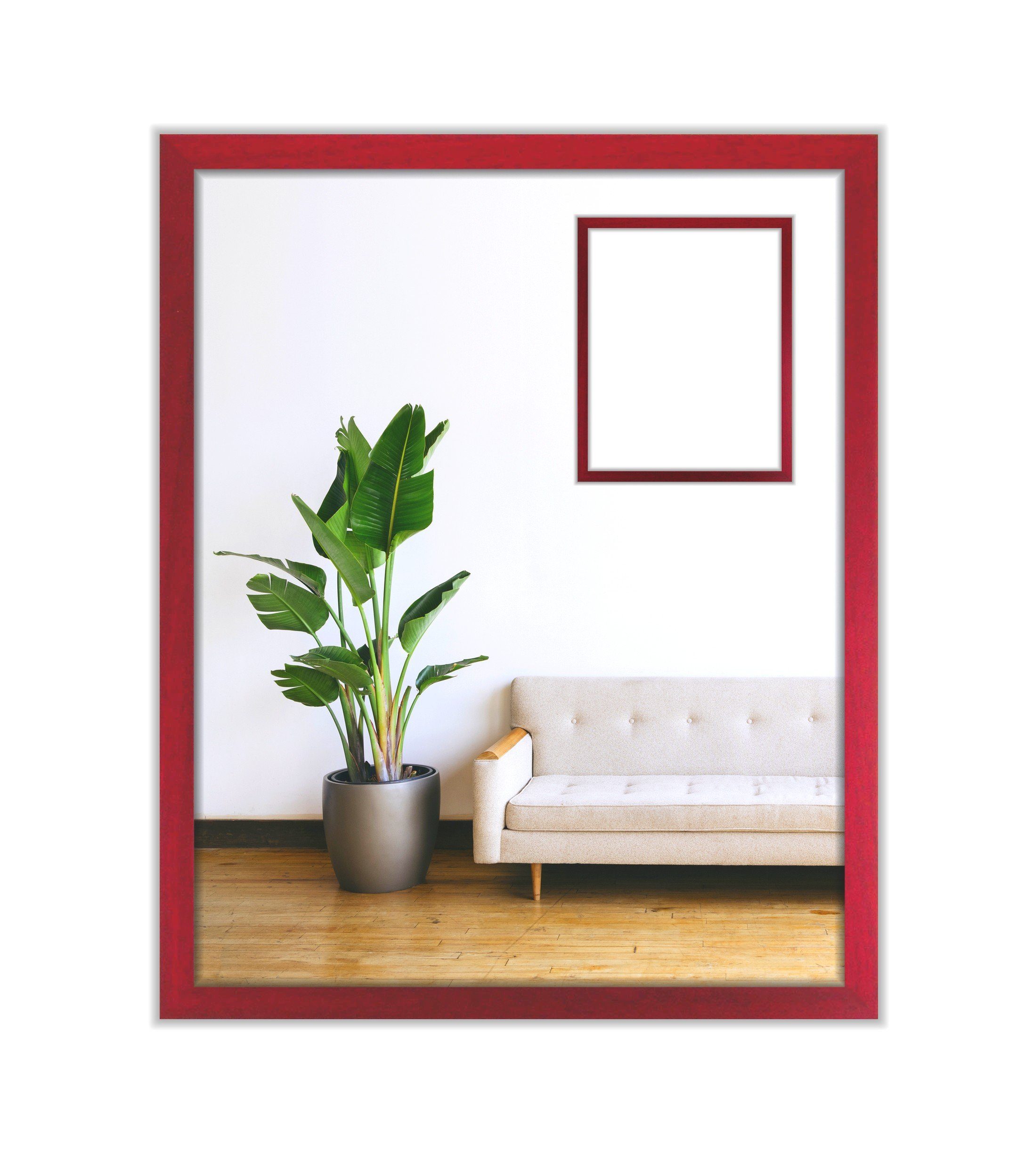 myposterframe Einzelrahmen Bilderrahmen Juliet, (1 Stück), 30x45 cm, Rot, Echtholz. € 34,17