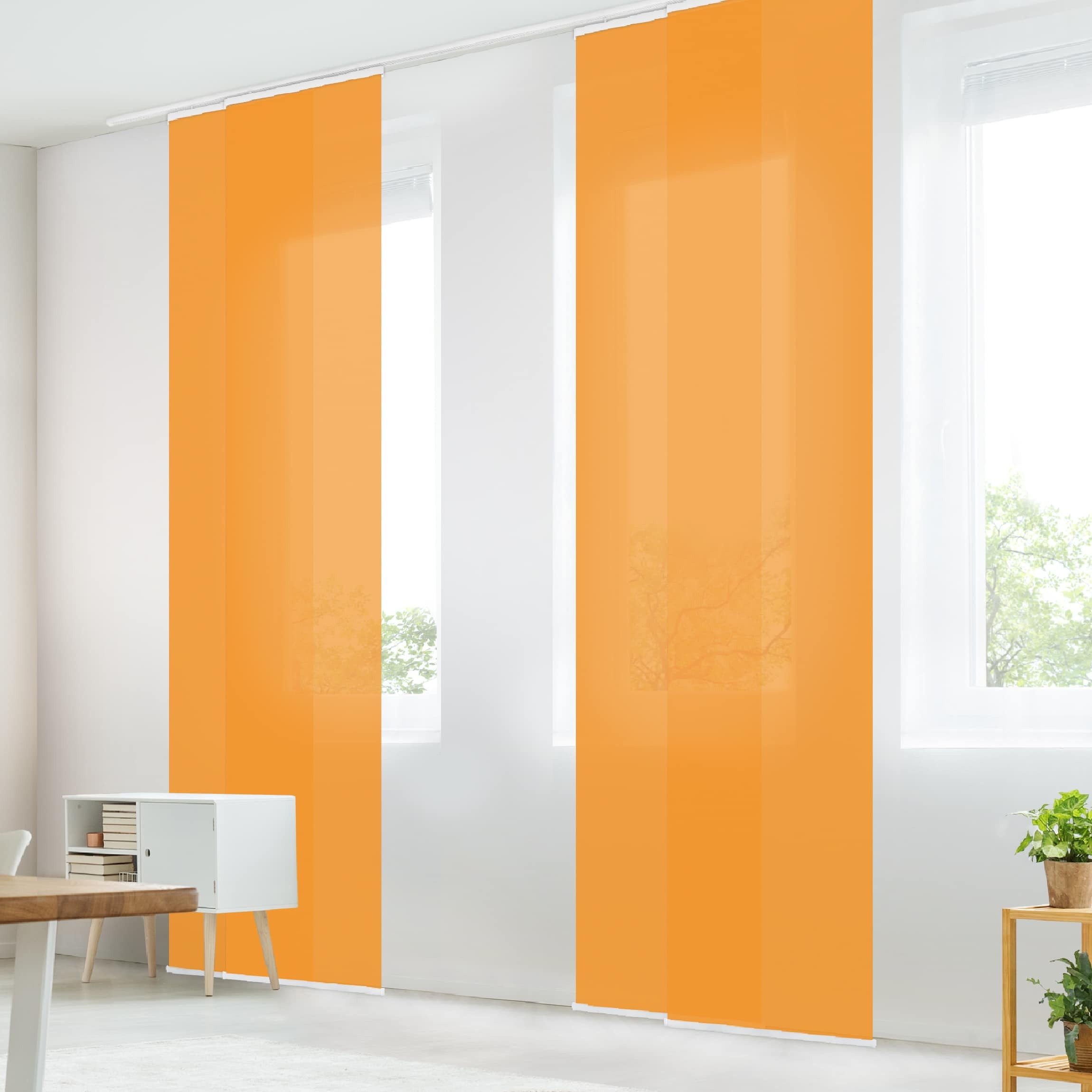 Bilderdepot24 Schiebegardine modern Flächenvorhang blickdicht Mango, günstig online kaufen