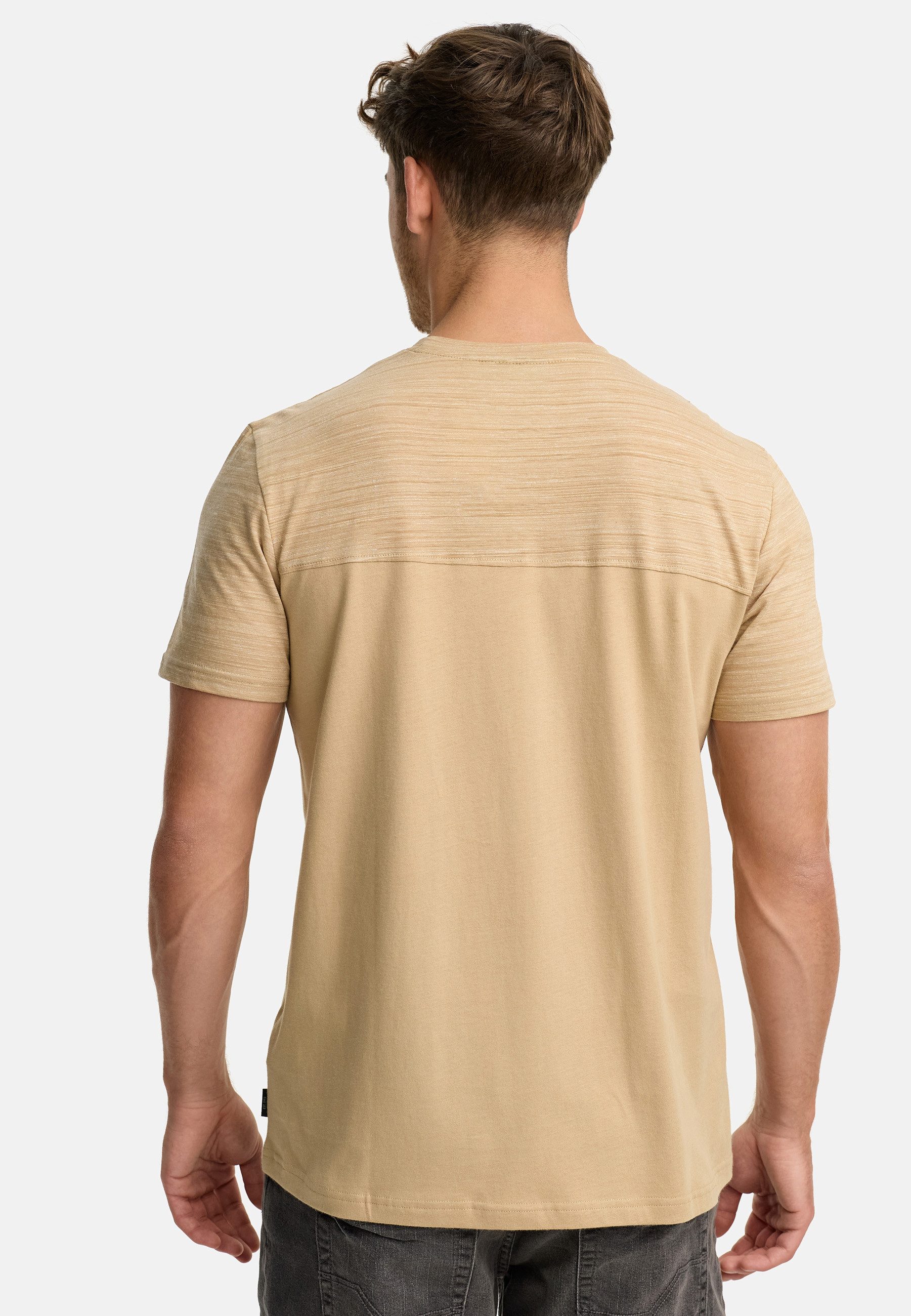 Indicode T-Shirt Herren INSprings Shirt Tee Herrenshirt mit dezenter Brusttasche aus angenehmem Material