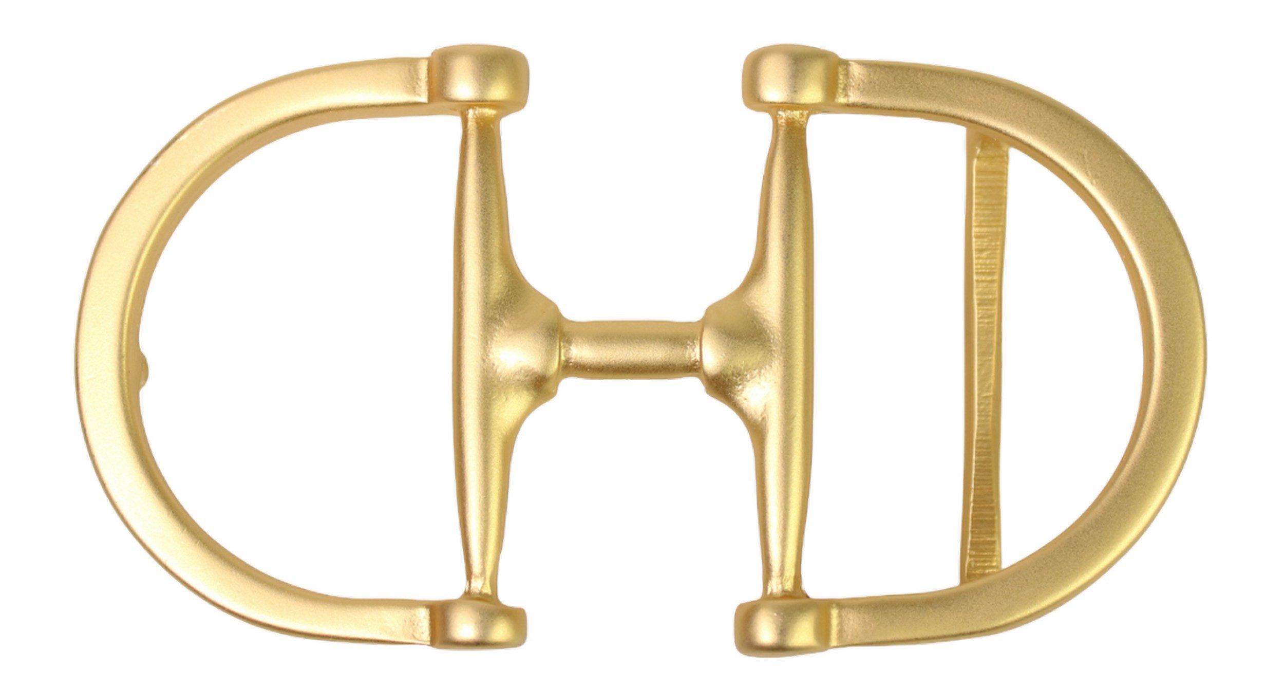 FRONHOFER Gürtelschnalle 19211 Gürtelschnalle in gold, tolle Form, 4 cm Gürtelriemen