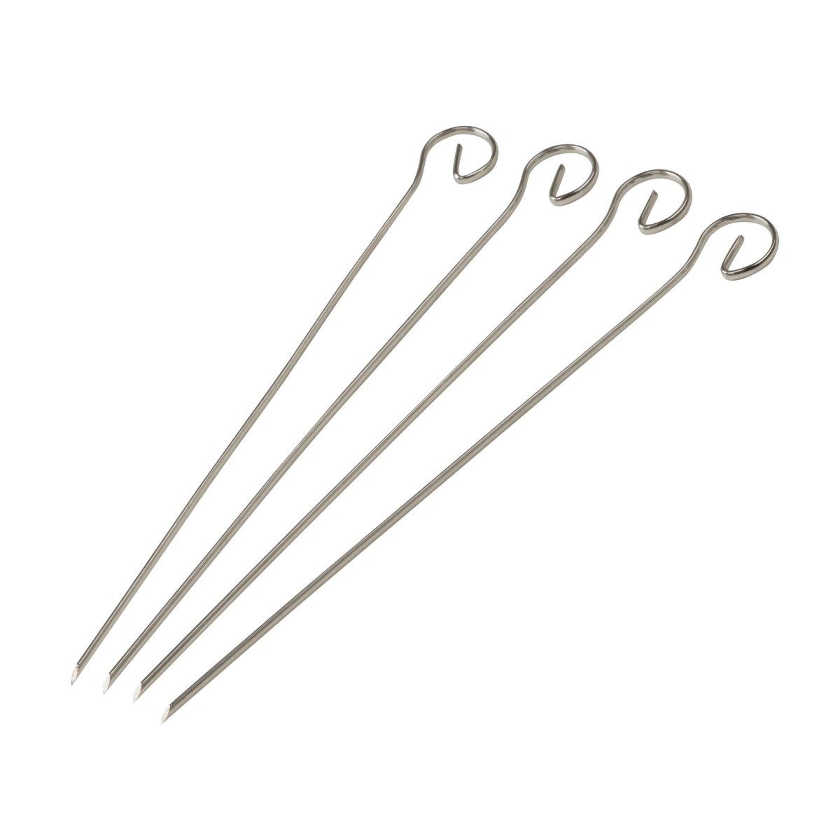 Chefkoch trifft Fackelmann Schaschlikspieße Schaschlikspieße "Various" aus Edelstahl – 210mm, 4 Stück