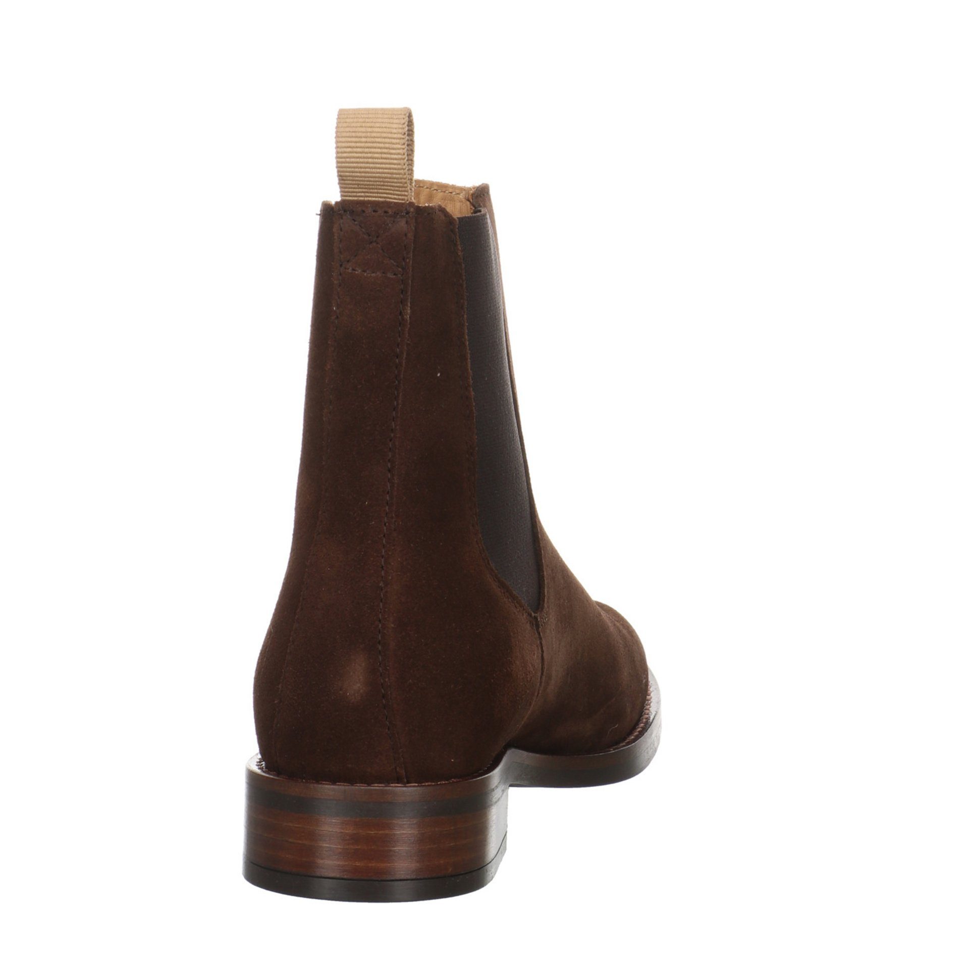 Chelsea dark Leder-/Textilkombination Gant Damen Schuhe Stiefelette Stiefeletten brown FAYY Boots