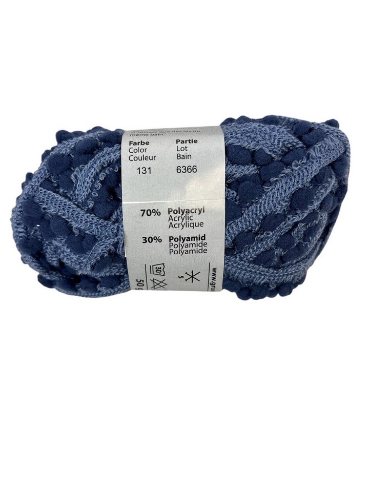 Thumbnail - Gründl Papillon Bicolore 50g Knäuel Rüschengarn Häkelwolle, 12 m (Knäuel, 1er Pack), Rüschenwolle