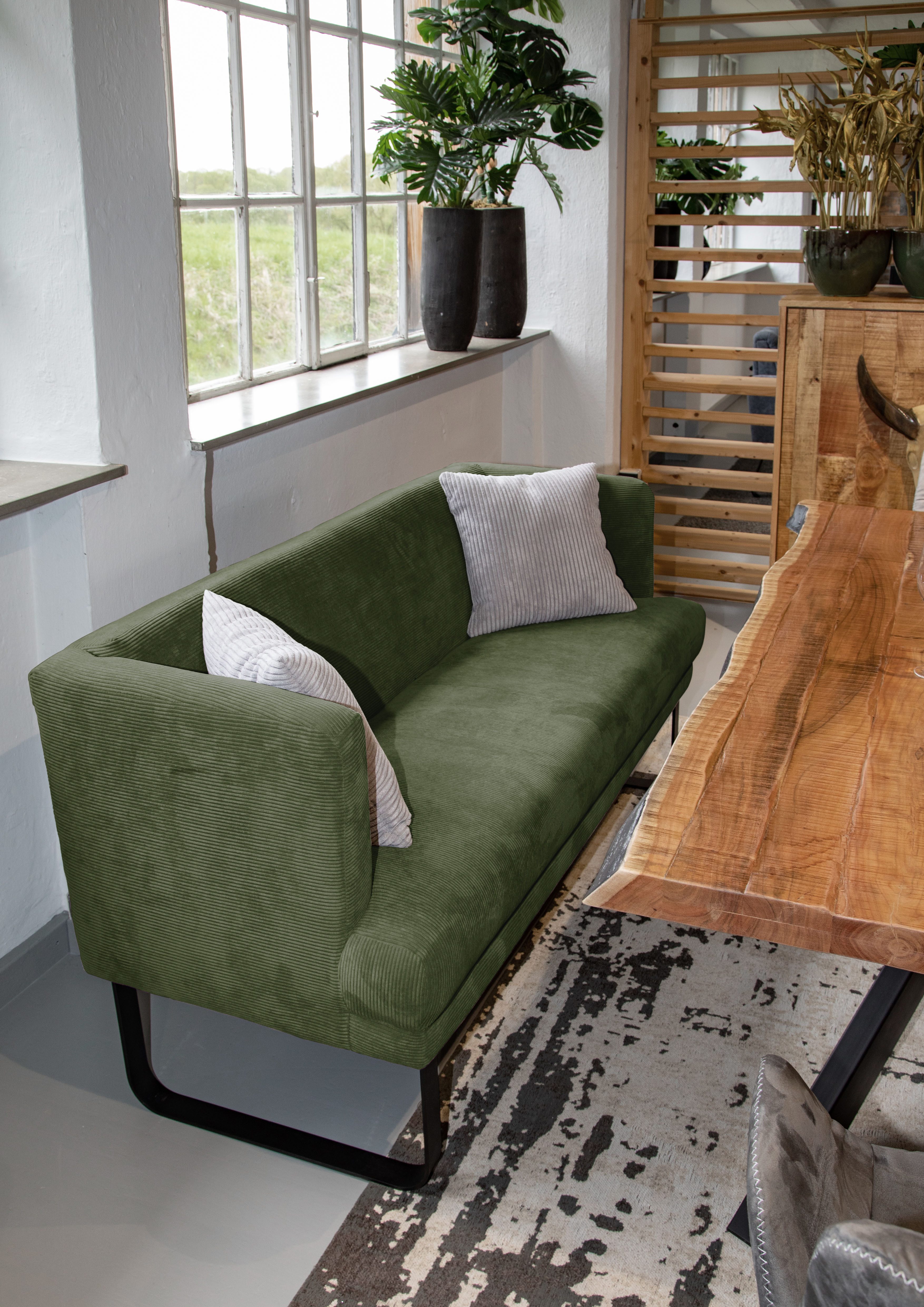 Gutmann Factory Küchensofa, Breite 170 cm, Metallfüße