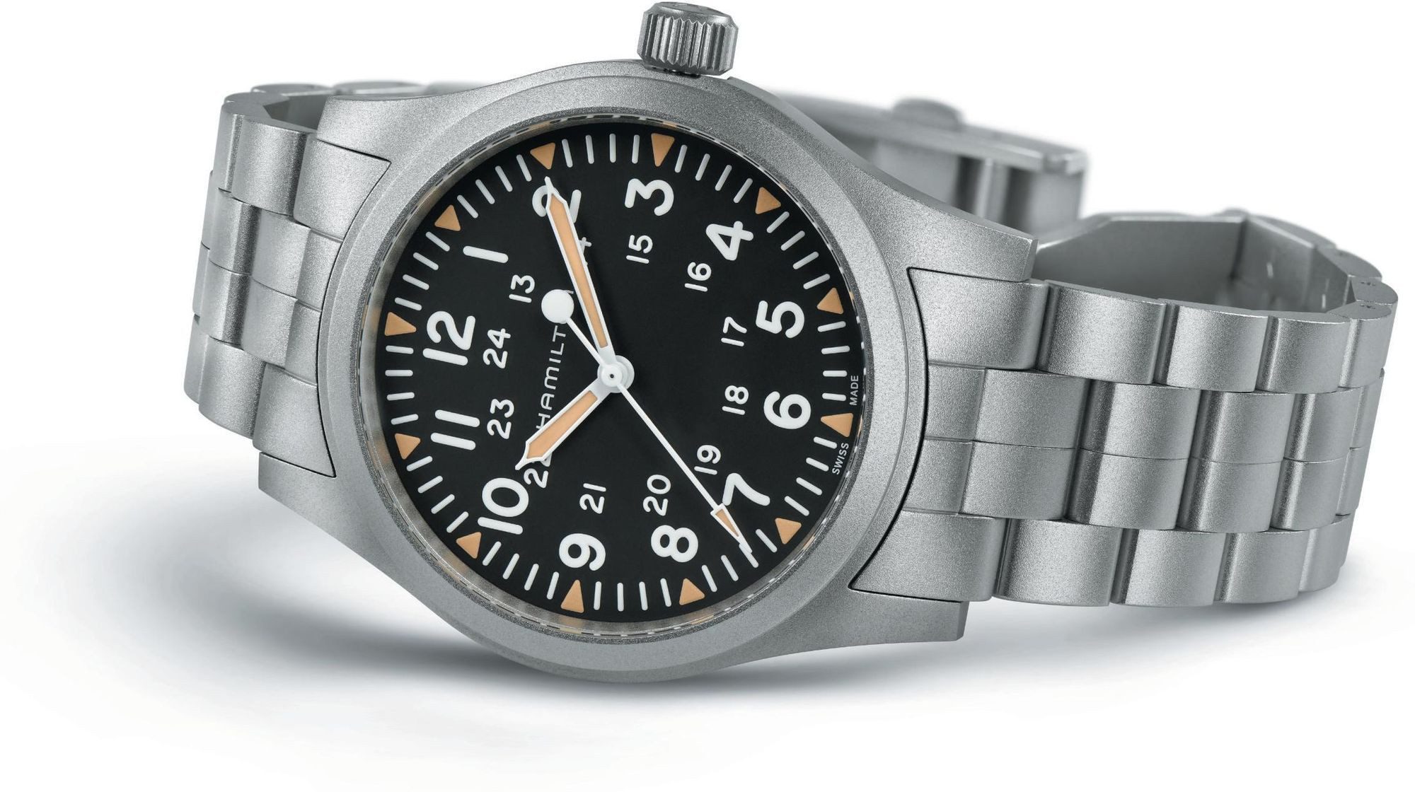 Hamilton Automatikuhr Khaki Field Herren Automatikuhr, 80h Gangreserve