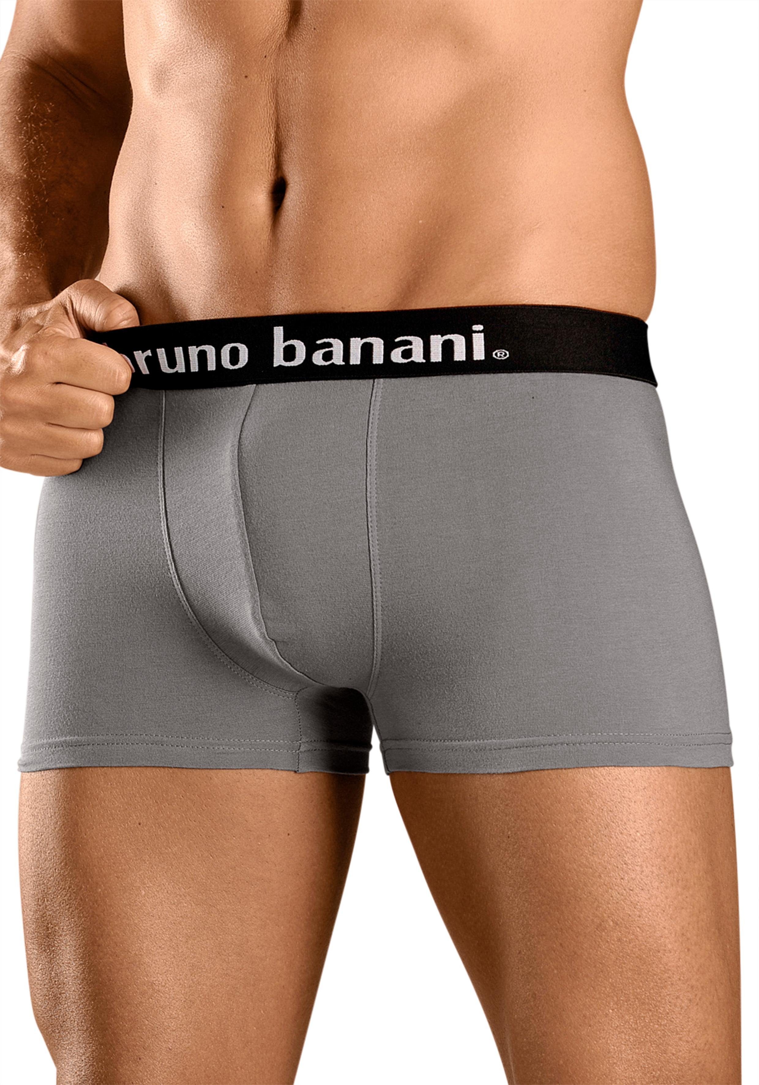 Bruno Banani Boxer Boxershorts für Herren (Packung, 4-St) mit Kontrast-Webbund