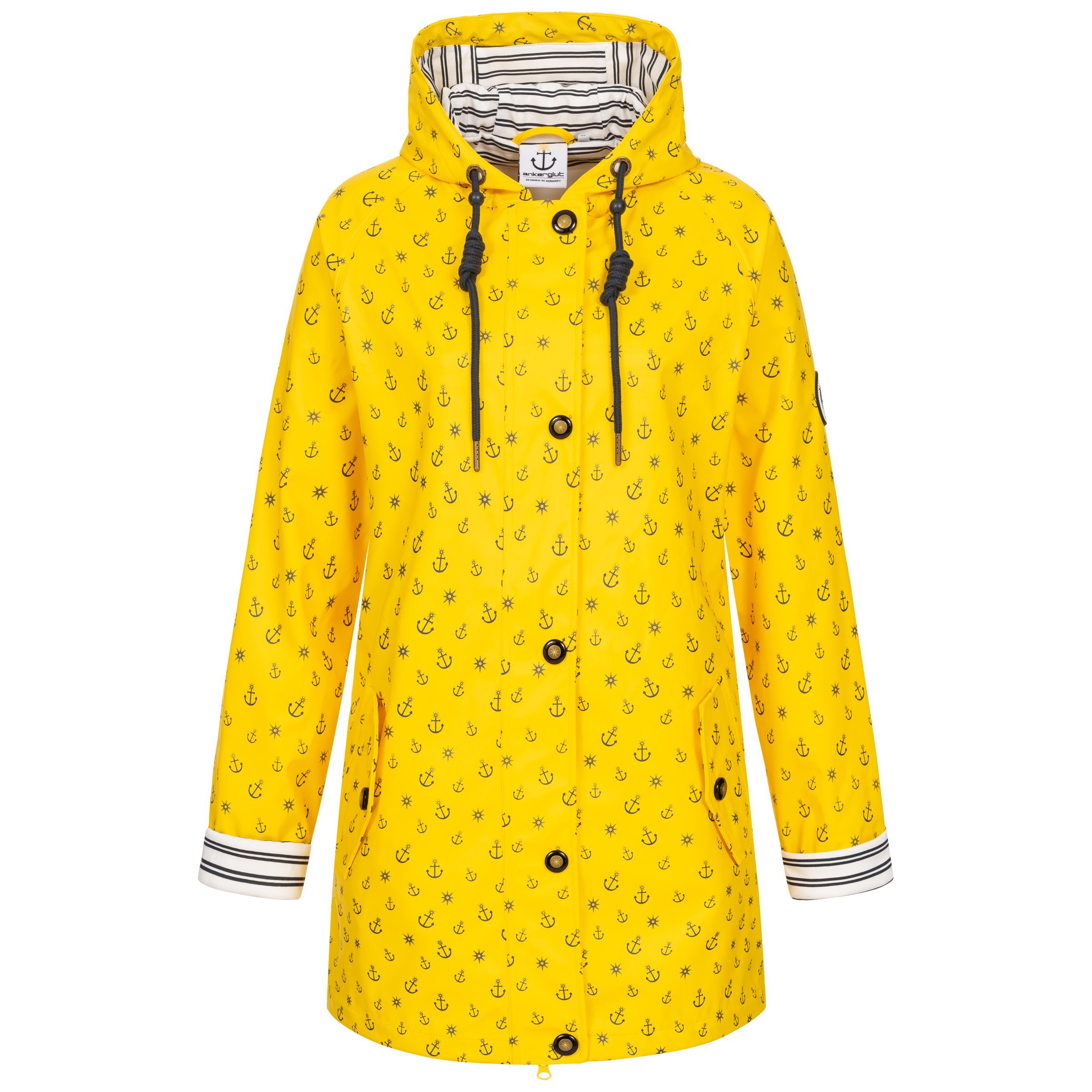 Friesennerz WOMEN auch #ankerglutzauber Größen DEPROC Active in erhältlich CS yellow Großen Regenjacke