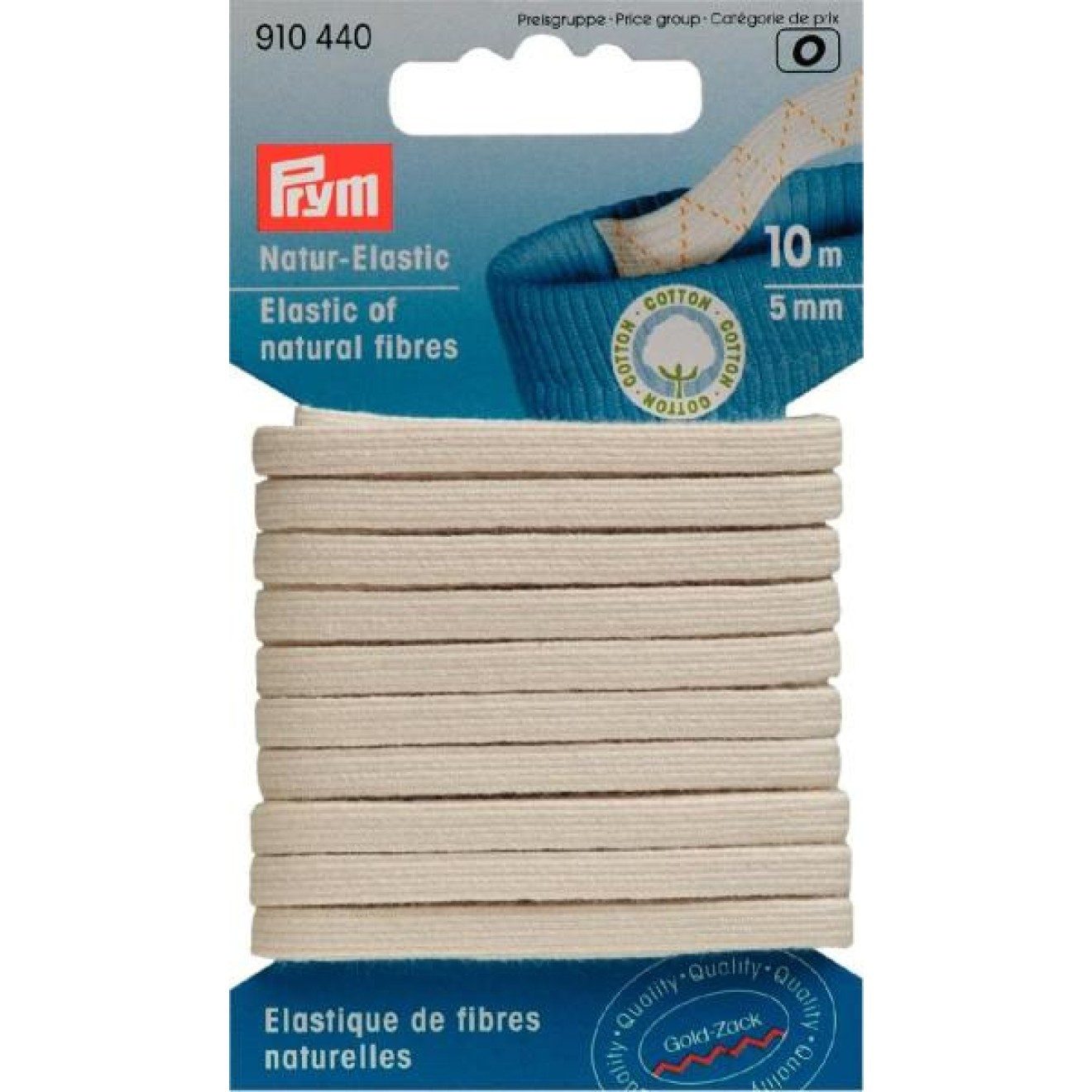 Prym Stricknadeln Bio-Elastic 5 mm roweiß 10 m