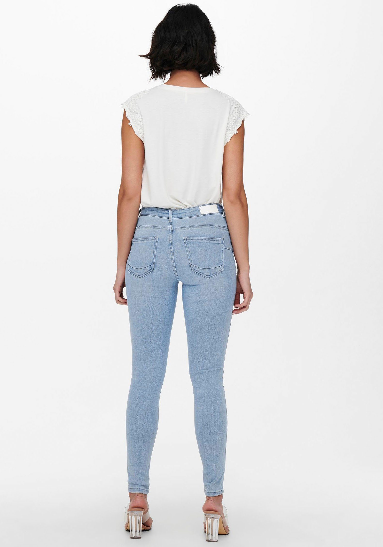 ONLY Skinny-fit-Jeans ONLPOWER MID PUSH UP günstig online kaufen