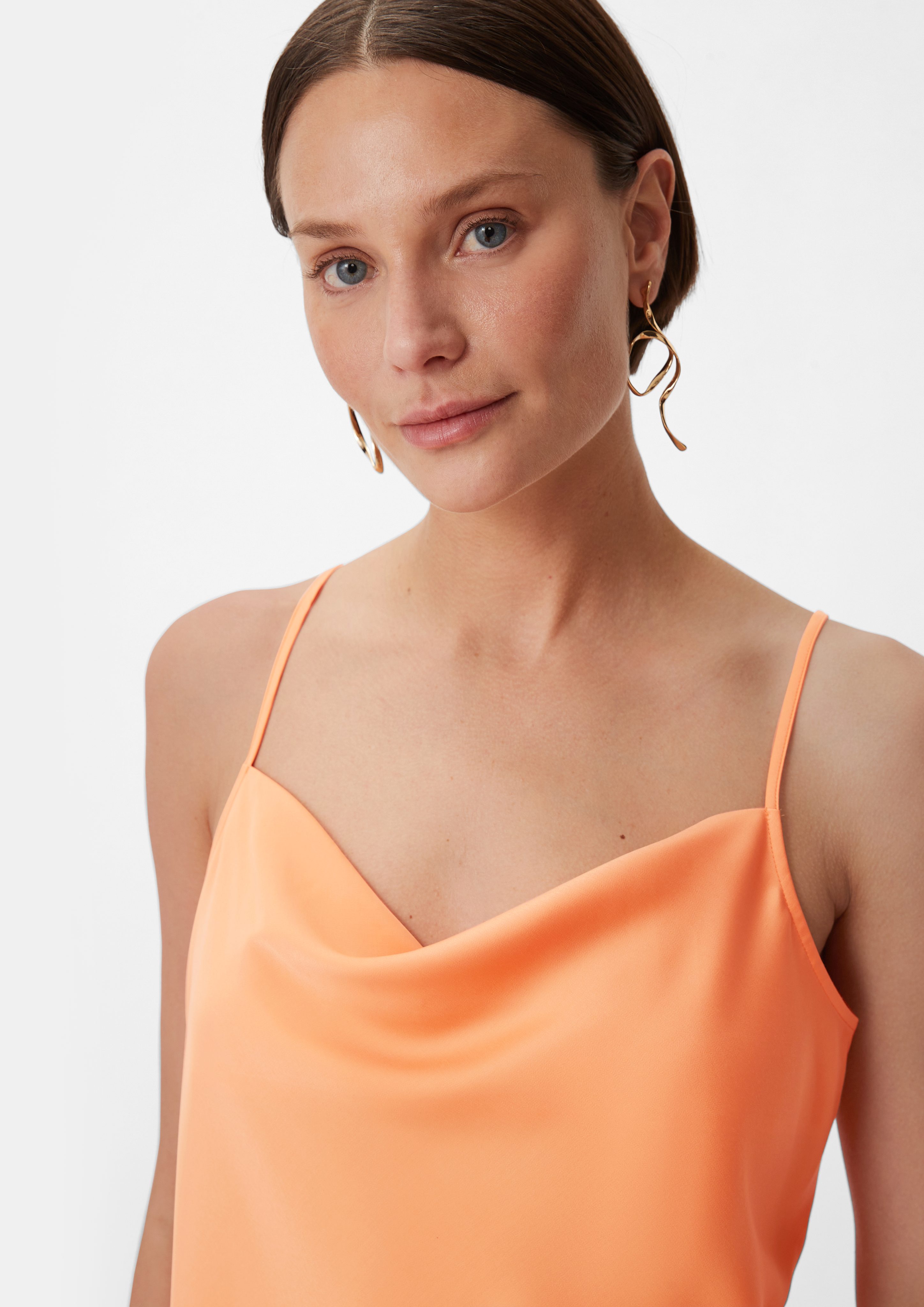 Comma Blusentop Trägertop aus Satin günstig online kaufen