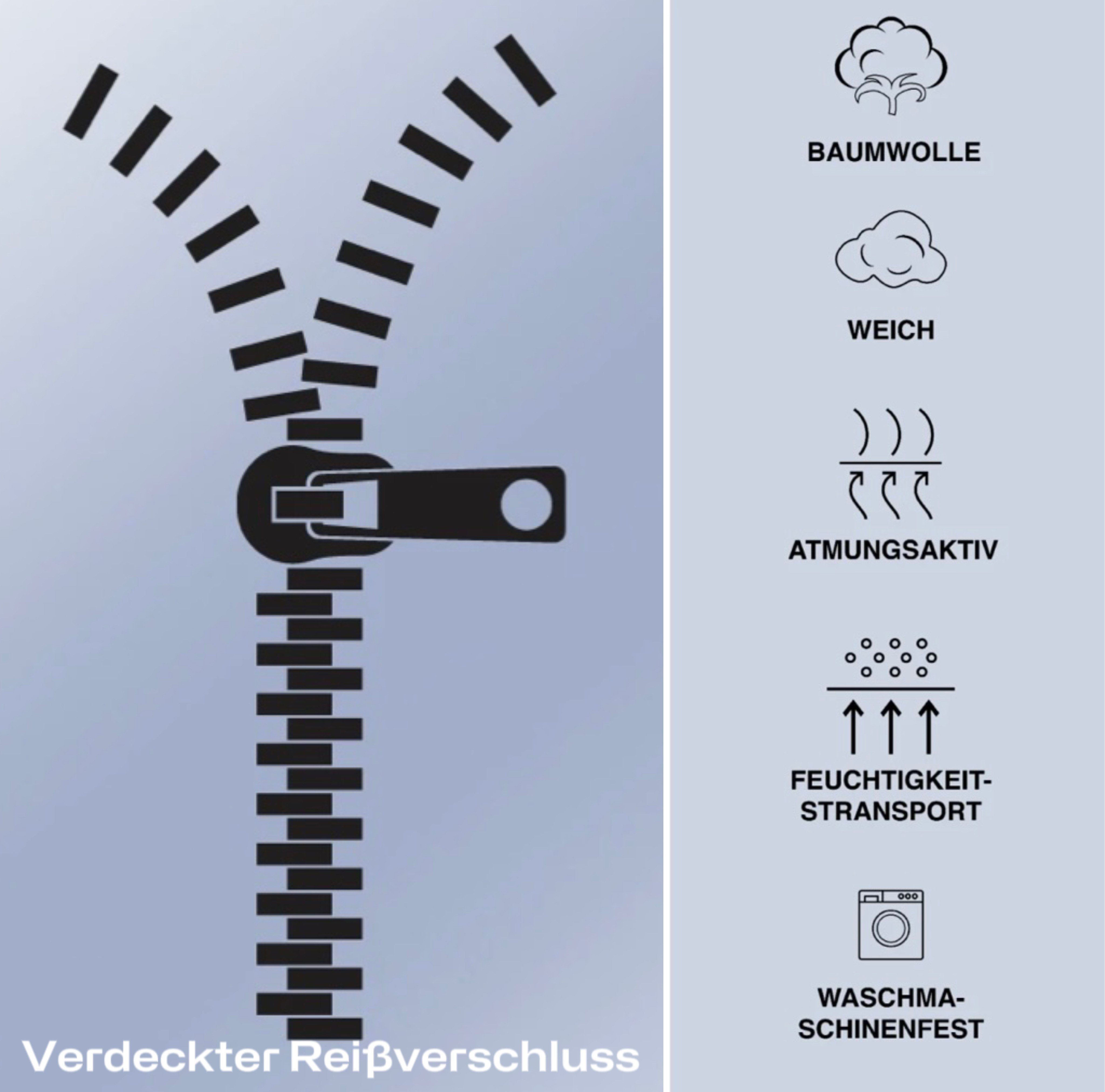 yadetextil Bettwäsche Bettwäsche 200x220 cm. 3 teilig set Modena V1, Renfor günstig online kaufen