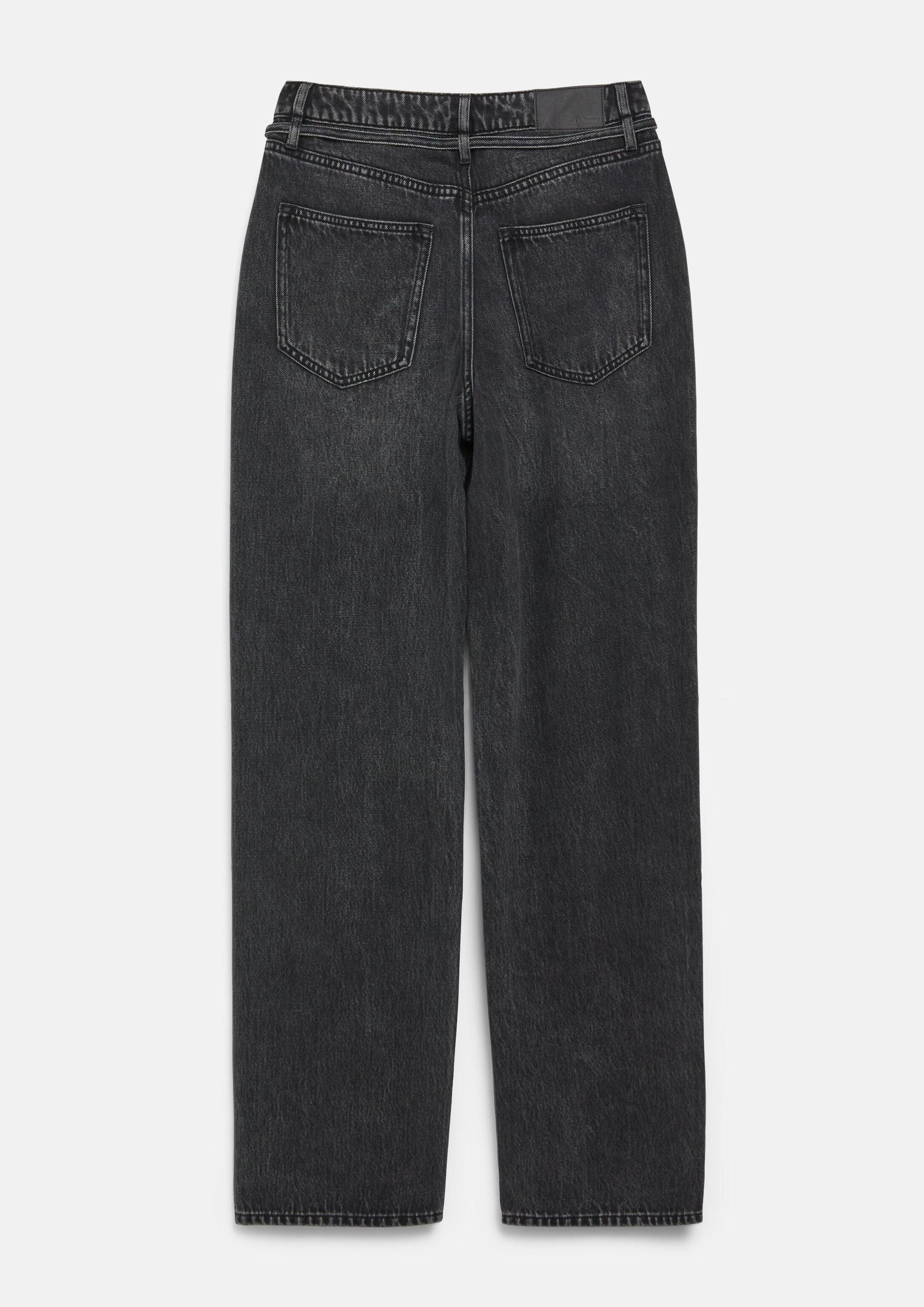 s.Oliver Regular-fit-Jeans Jeans-Hose BETH Jeans Beth / Loose Fit / Mid Rise / Straight Leg