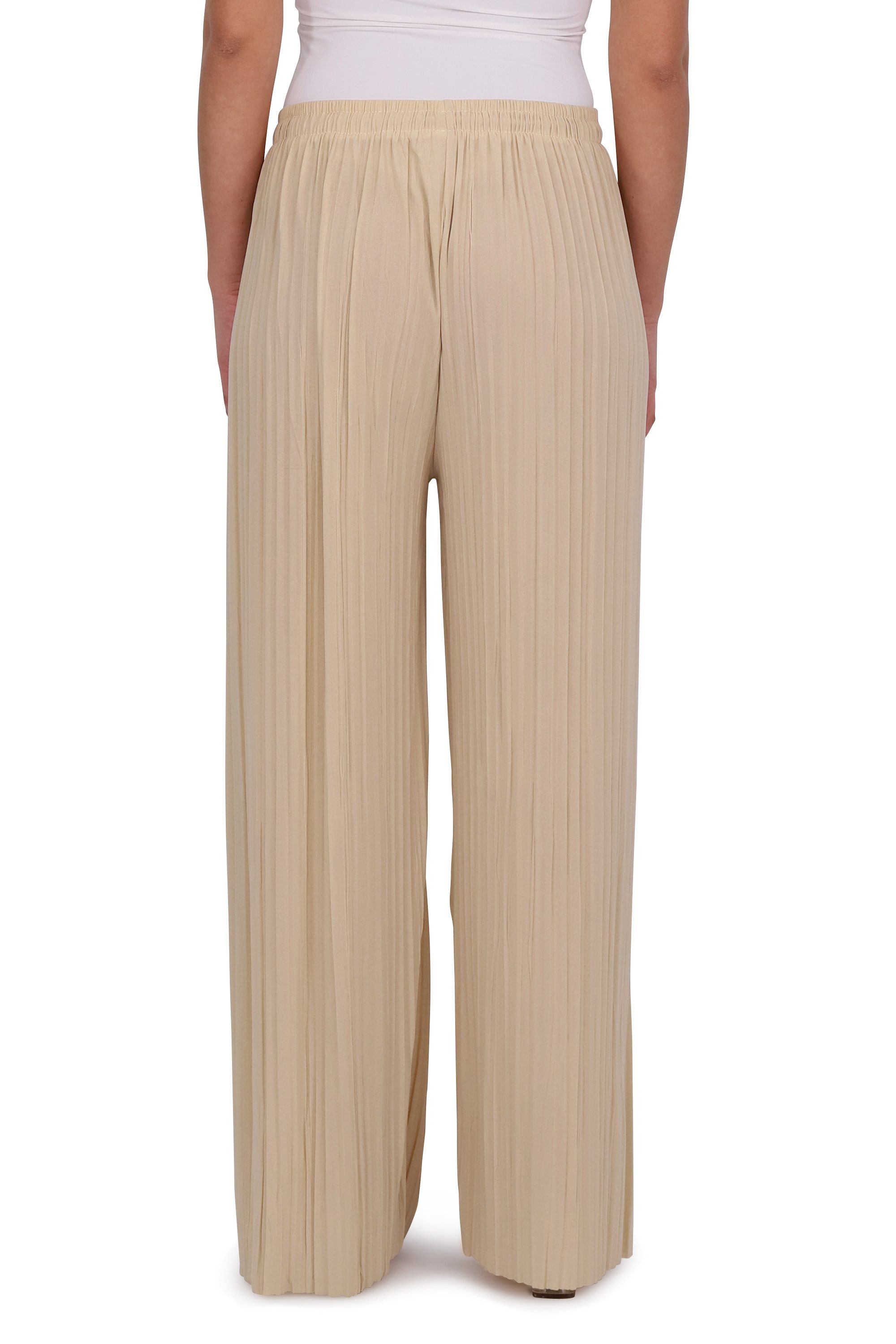 malito more than fashion Palazzohose 883 Plissee Schlupfhose mit elastischem Bund 883