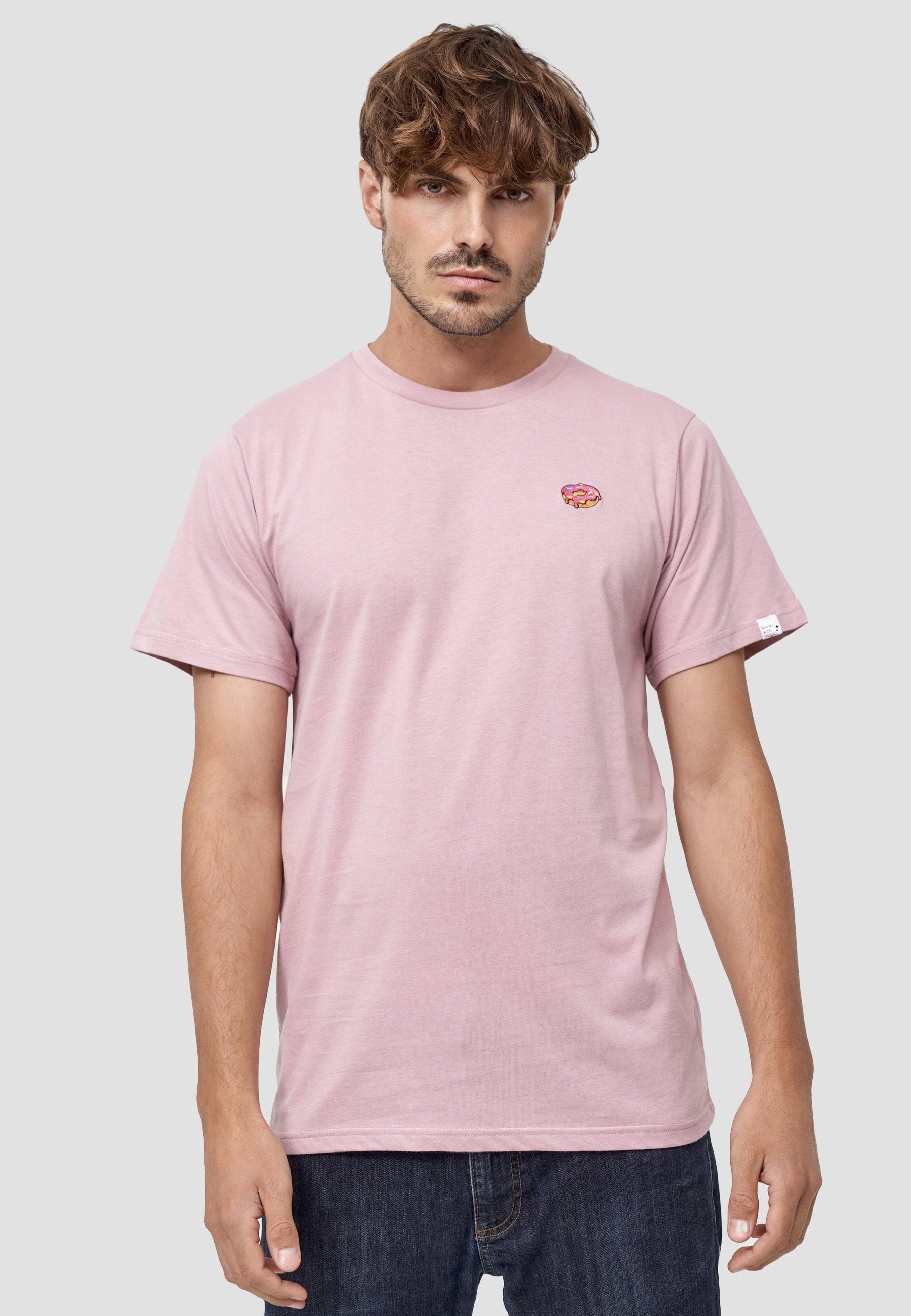 MIKON T-Shirt Donut GOTS zertifizierte Bio-Baumwolle Pink