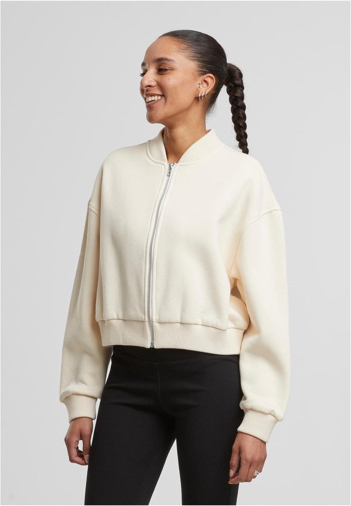 URBAN CLASSICS Kurzjacke Ladies Short Sweat Zip Jacket