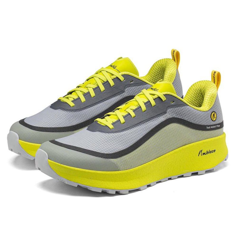 Joe Nimble Addict Flow Trail grau/gelb Damen Laufschuh