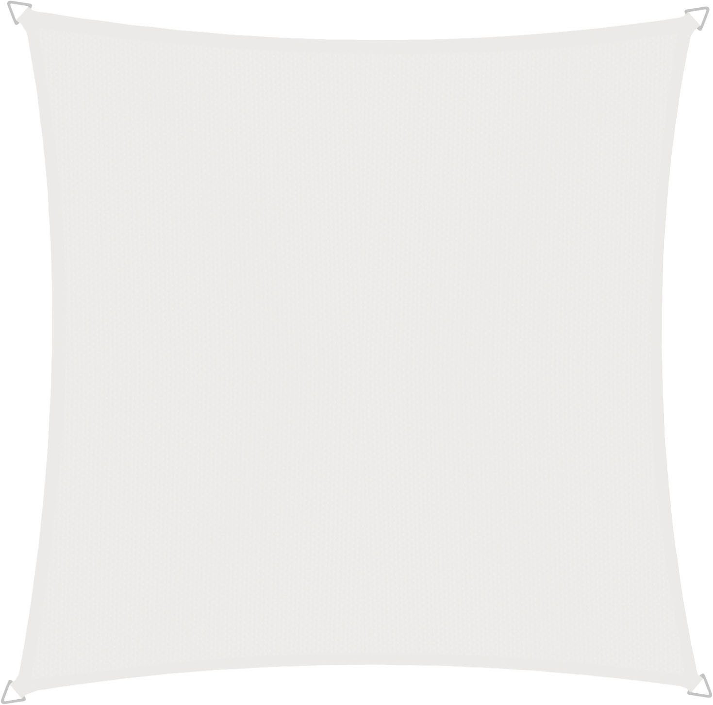Windhager Sonnensegel Quadrat, 4x4 m, wasserabweisend