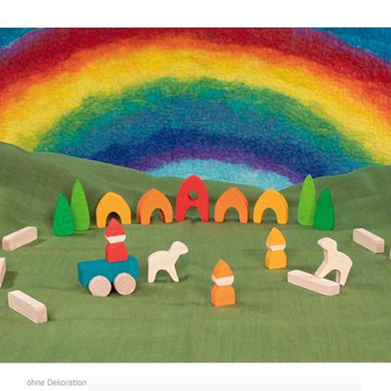 goki Bausteine Mein kleines Dorf Spielbausteine, (packung, 25 St., set), bestens geeignet für freies Spielen – Bild 4 von 5
