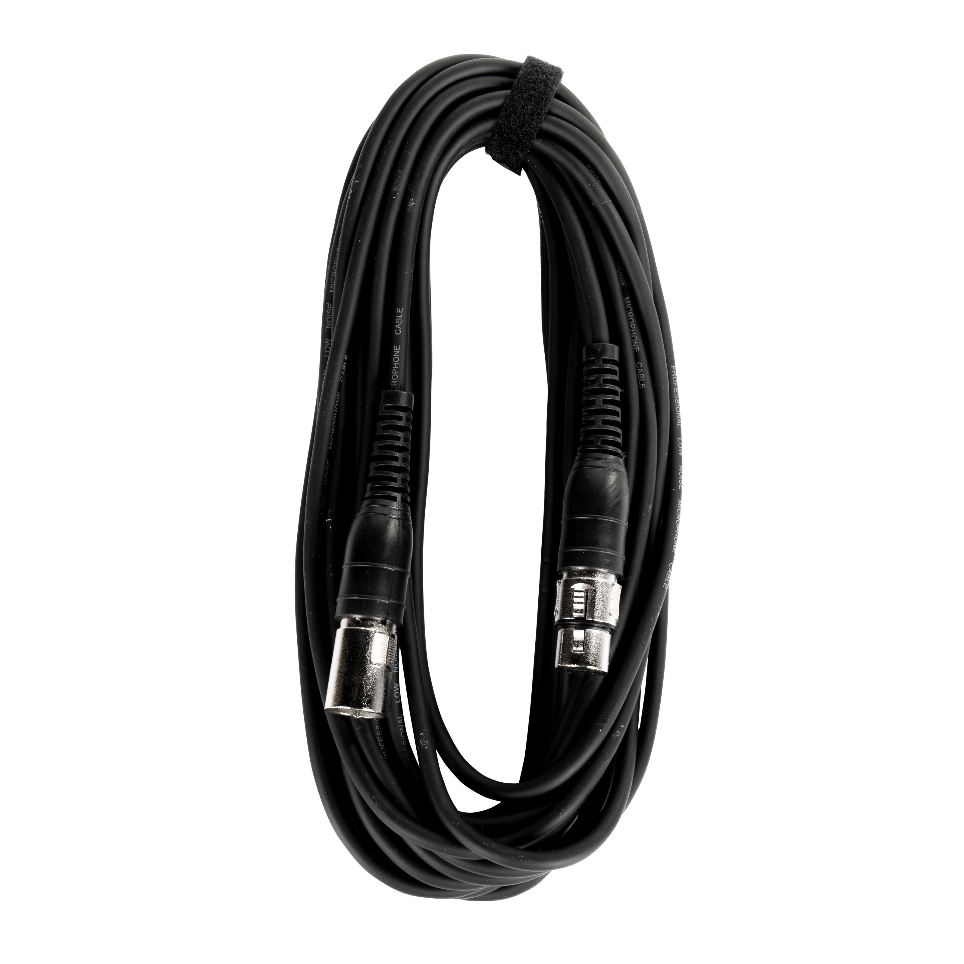 MUSIC STORE Audio-Kabel, Mikrofonkabel XLR, versilberte Kontakte, 10m Kabellänge