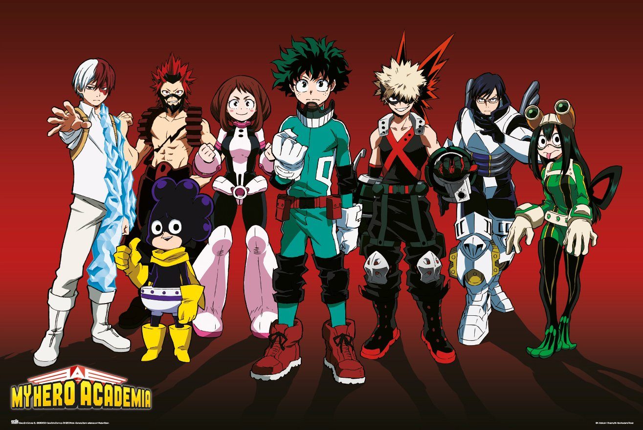 Grupo Erik Poster My Hero Academia Poster Line Up 91,5 x 61 cm