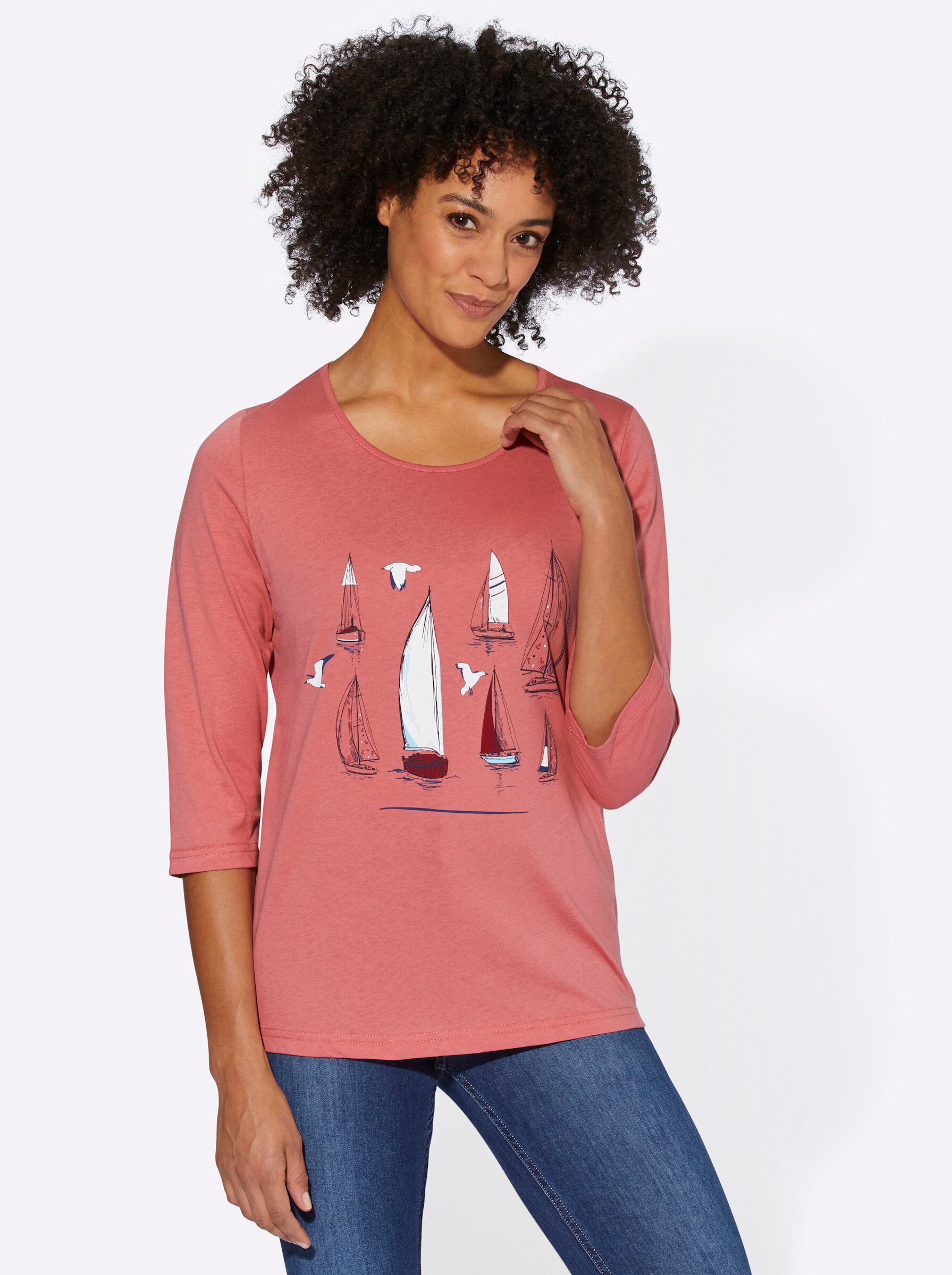Sieh an! T-Shirt Shirt 3/4-Arm günstig online kaufen