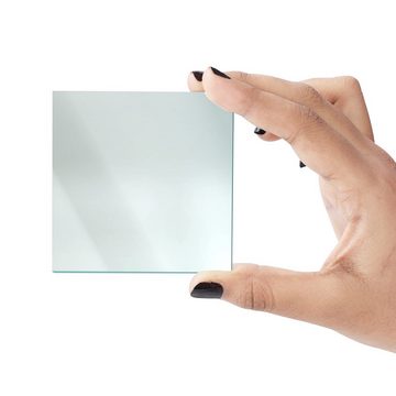 Belle Vous Dekoobjekt Glas Spiegelplatten 50 Stück 7,4 cm für DIY Projekte, Spiegel Fliesen 50 Stk 7,4 cm Glas Spiegel Platten für DIY Projekte