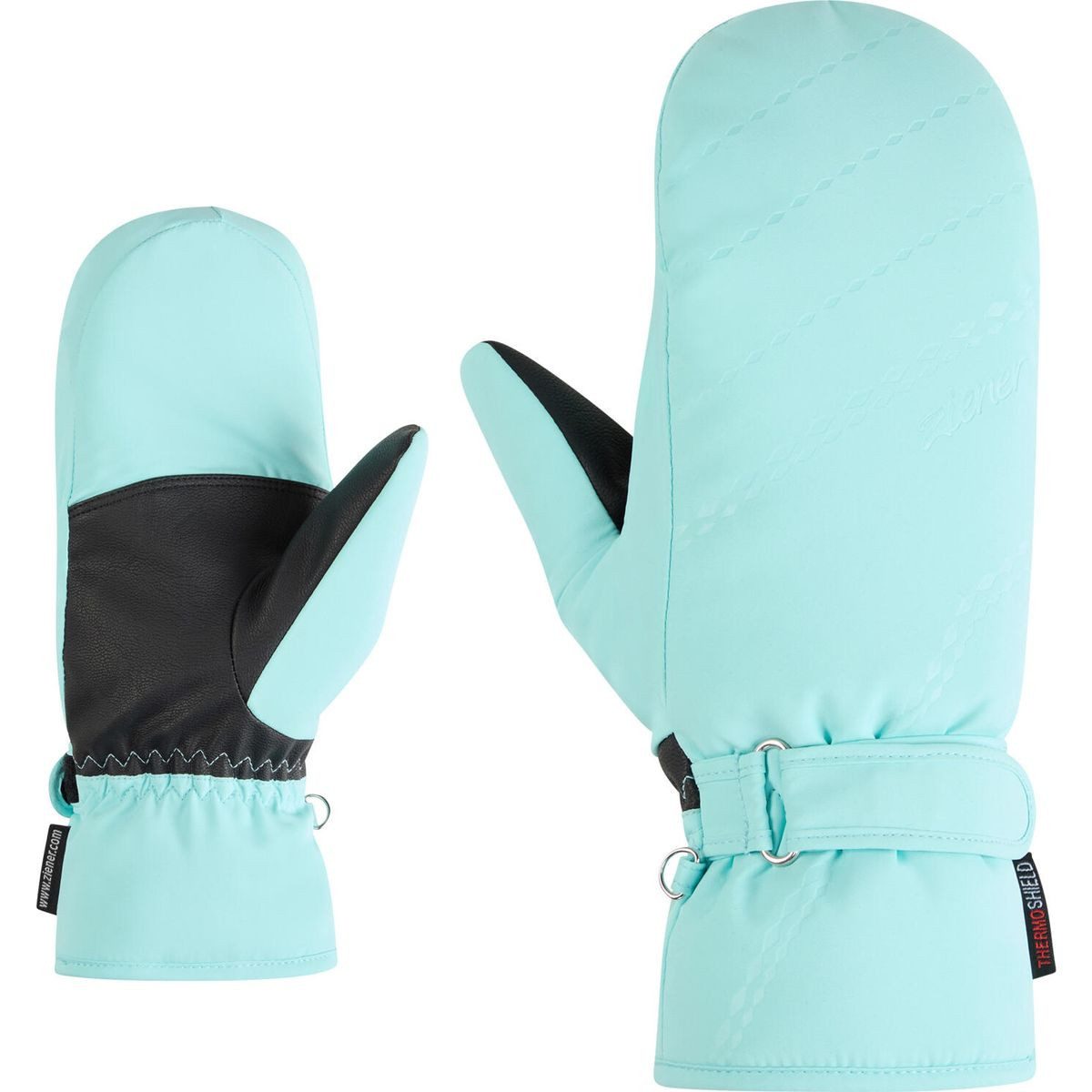 Ziener Skihandschuhe Kevi-z PR Mitten Glove Lady Wärmende Damen-Skifäustlinge mit PrimaLoft® Isolierung, wasser- und