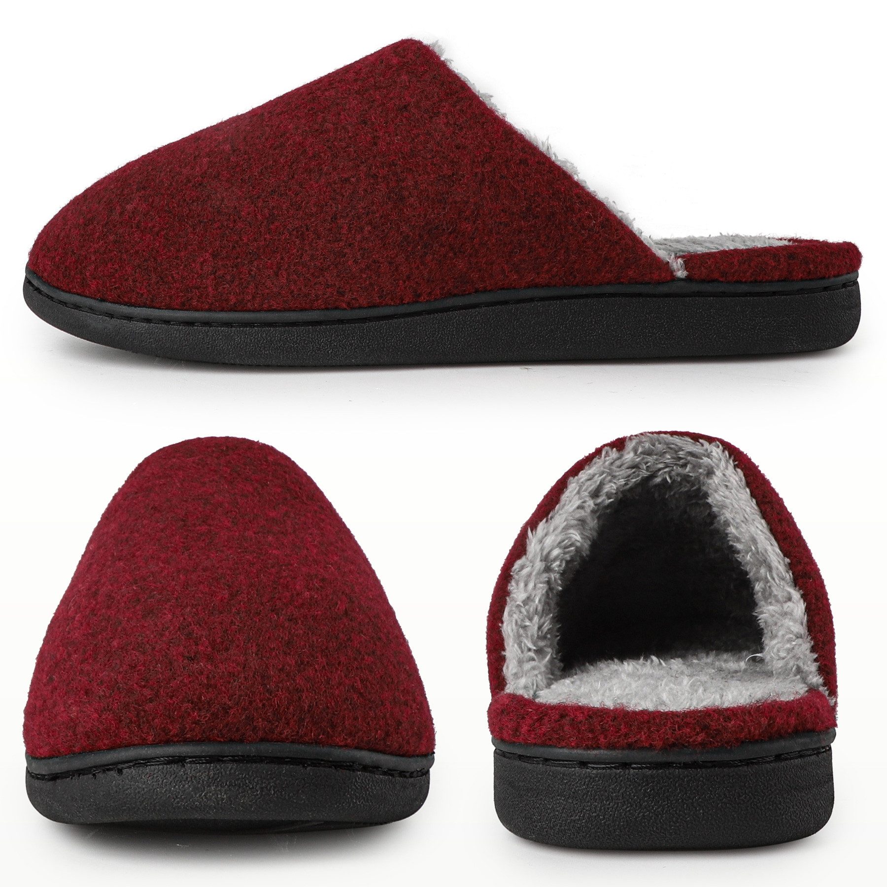 TIESTRA warme Damen Herren Winter Pantoffel