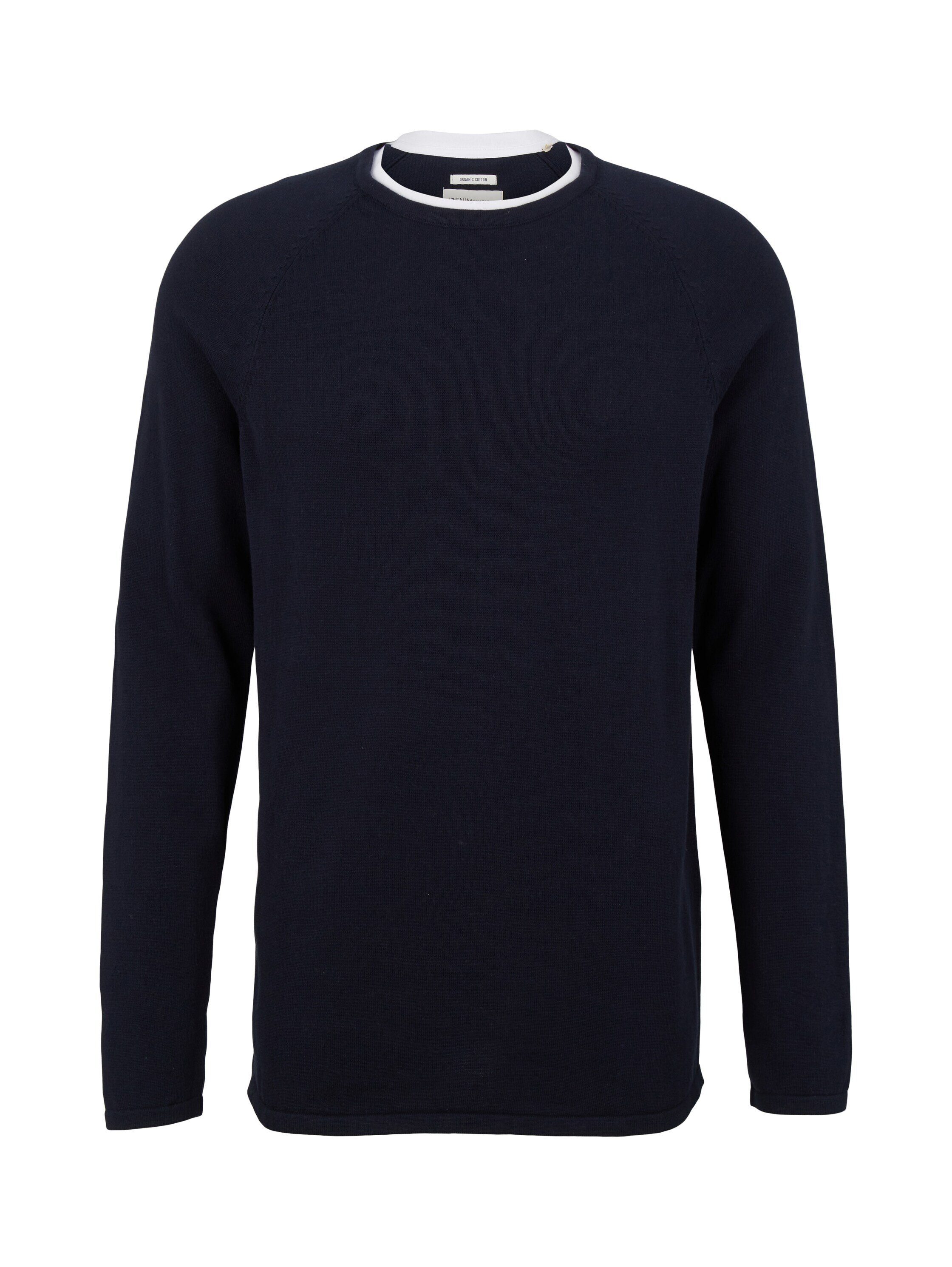 Longsleeve Strickpullover Pullover R-Neck