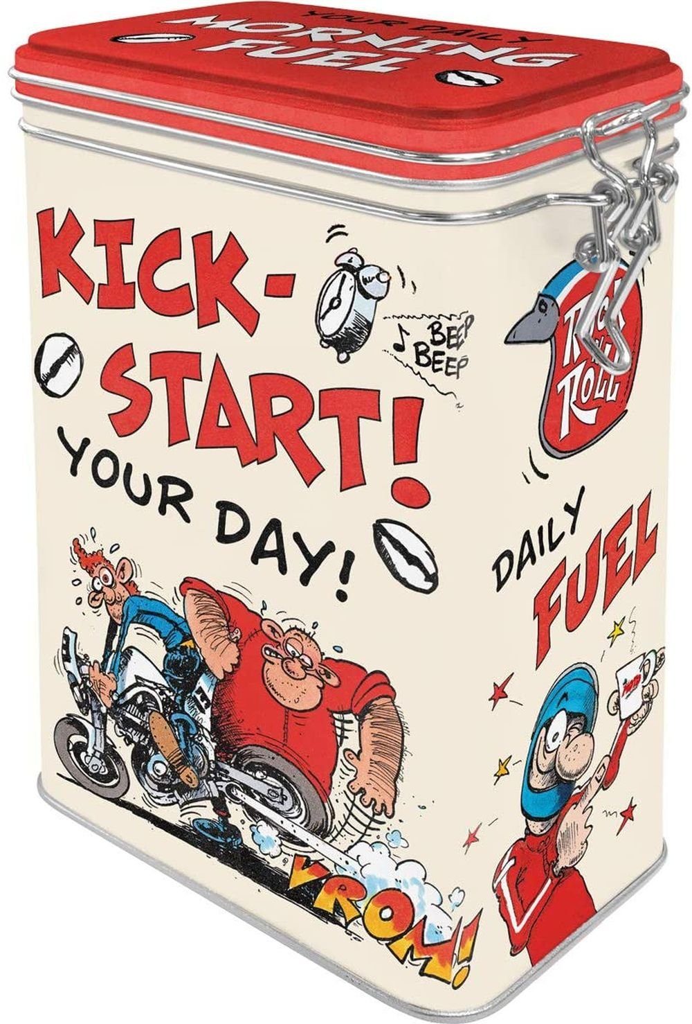 Nostalgic-Art Kaffeedose Aromadose - MOTOmania - Kick-Start Your Day!