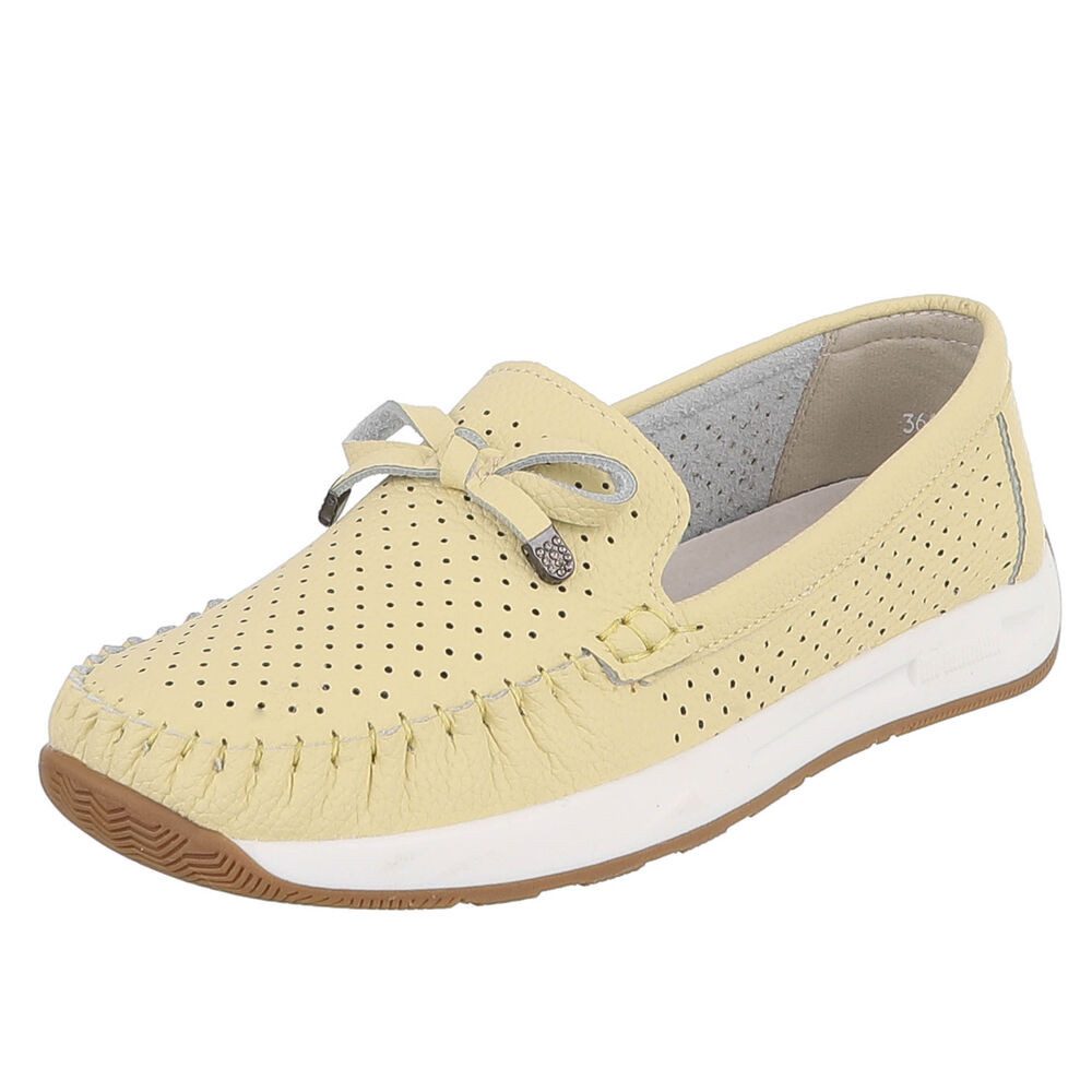 Ital-Design Komfortabler Slipper mit durchlochten Details für Damen Slipper günstig online kaufen