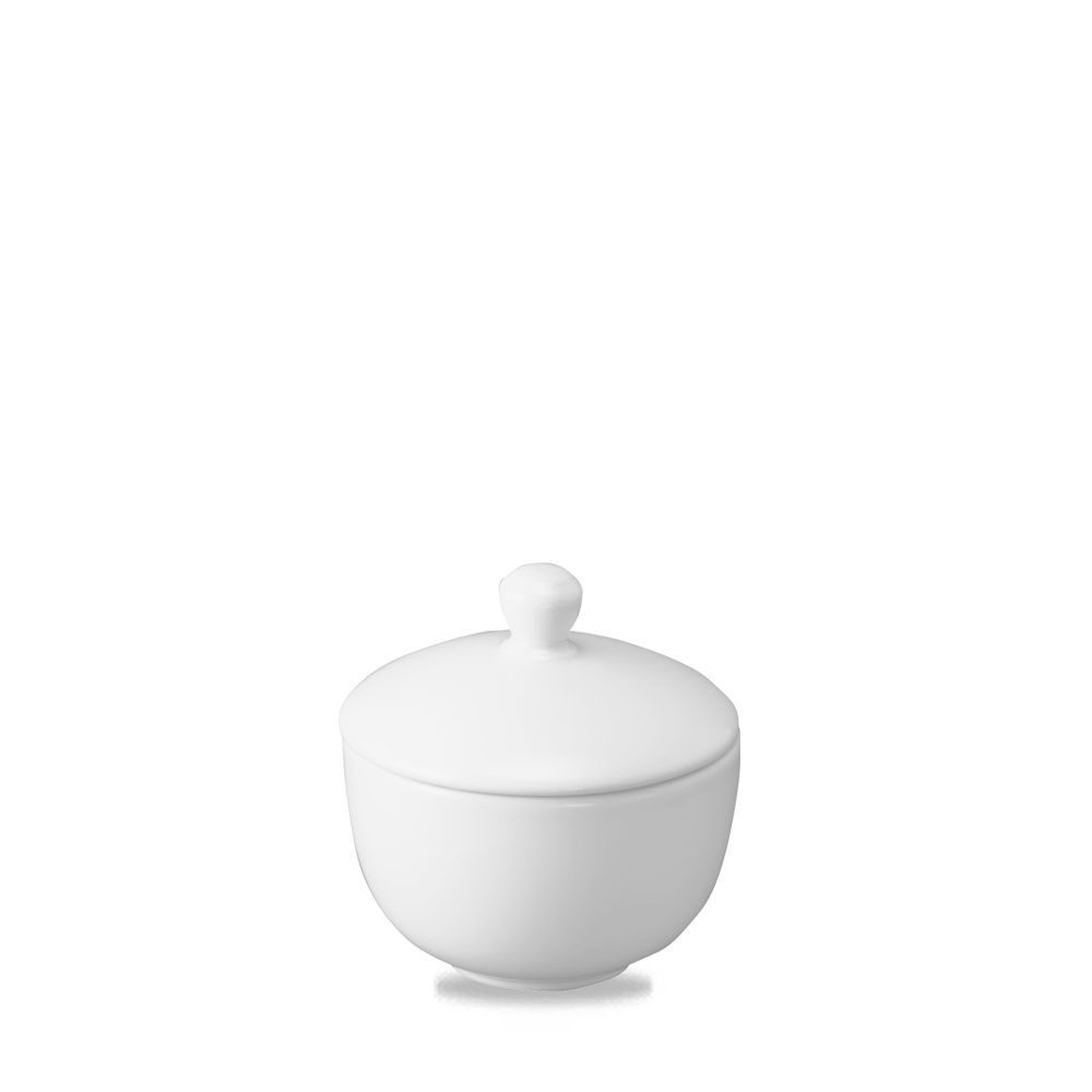Schale Super Vitrified White Sandringham Zuckerschälchen 9cm, 12
