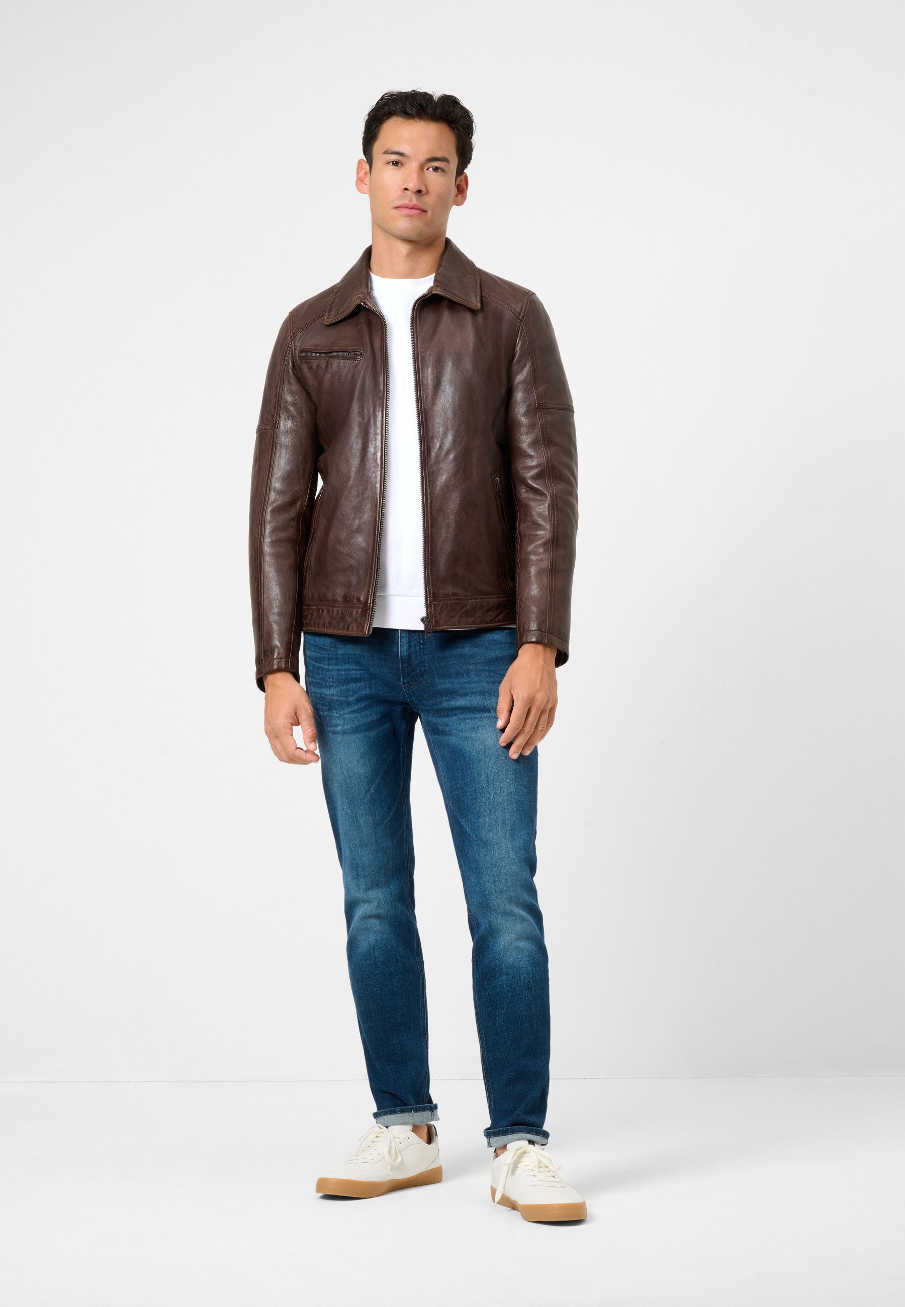 RICANO Lederjacke Claude Lamm-Nappa Lederjacke mit günstig online kaufen