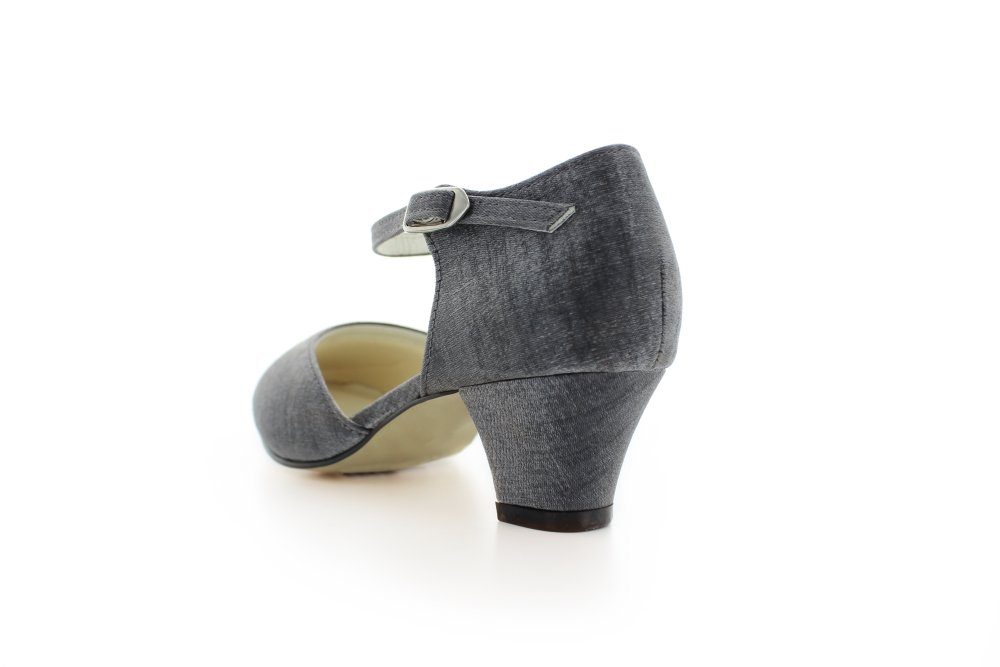 White Lady 850 Satin - weite Pumps Slingpumps