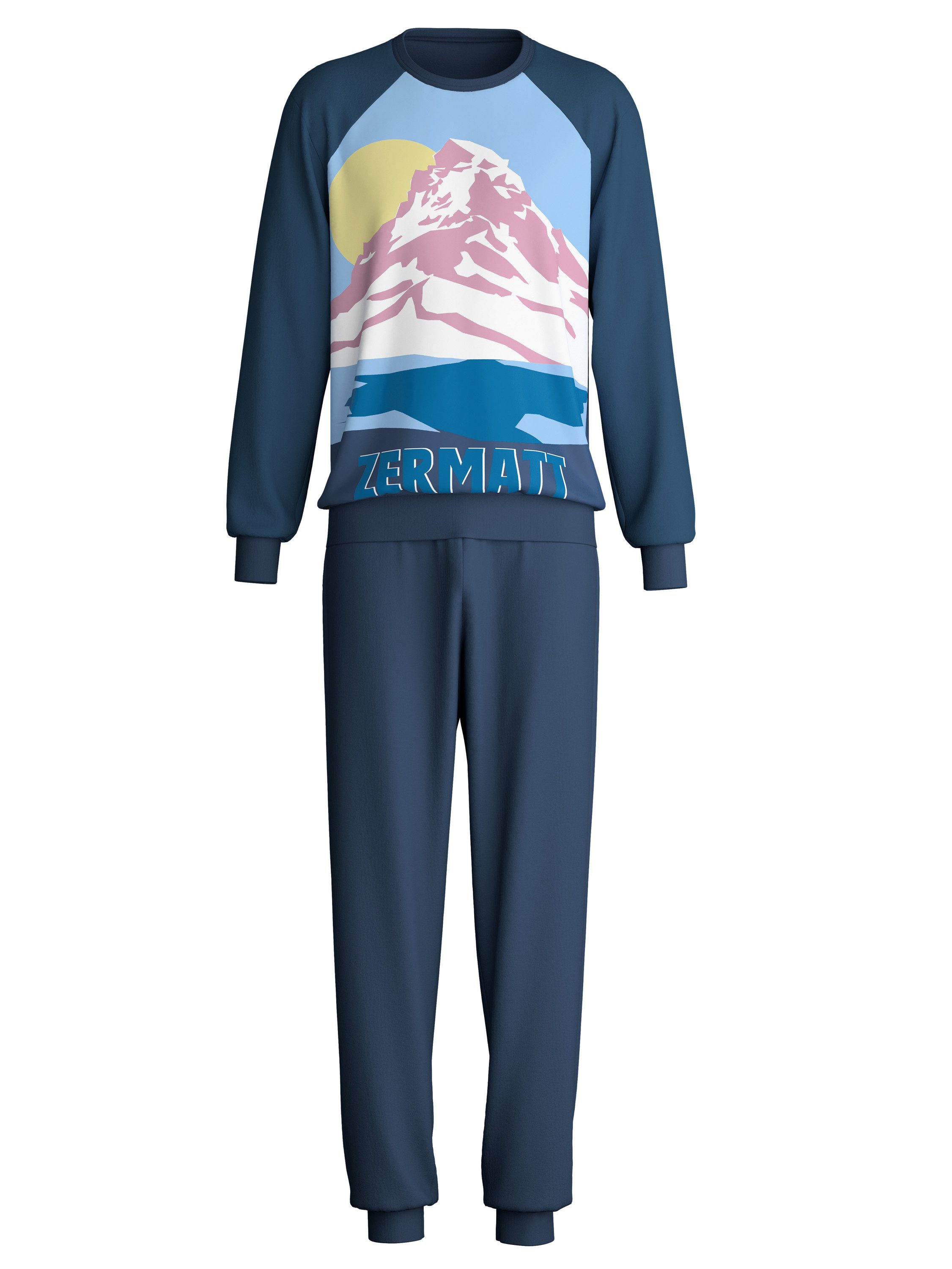 Pyjama Relax Ski Resort Herren