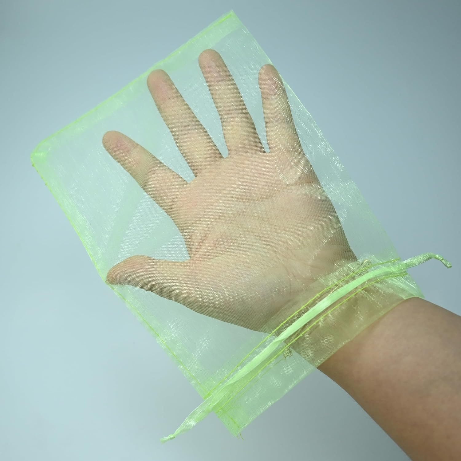 FELIXLEO Pflanzenschutzdach 100 Traubenschutzbeutel 15x20cm, Organza Obstnetze gegen Vögel – Bild 5 von 5