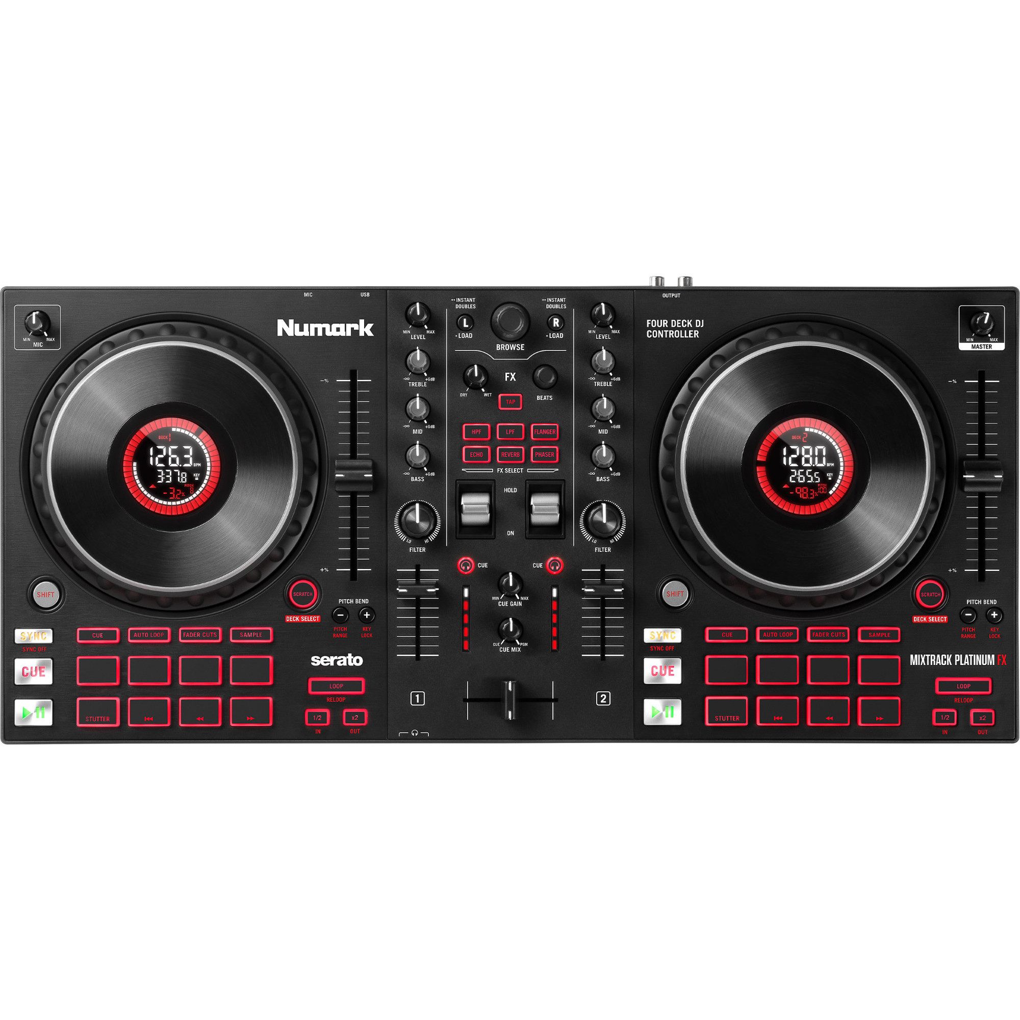 Numark DJ Controller Mixtrack Platinum FX