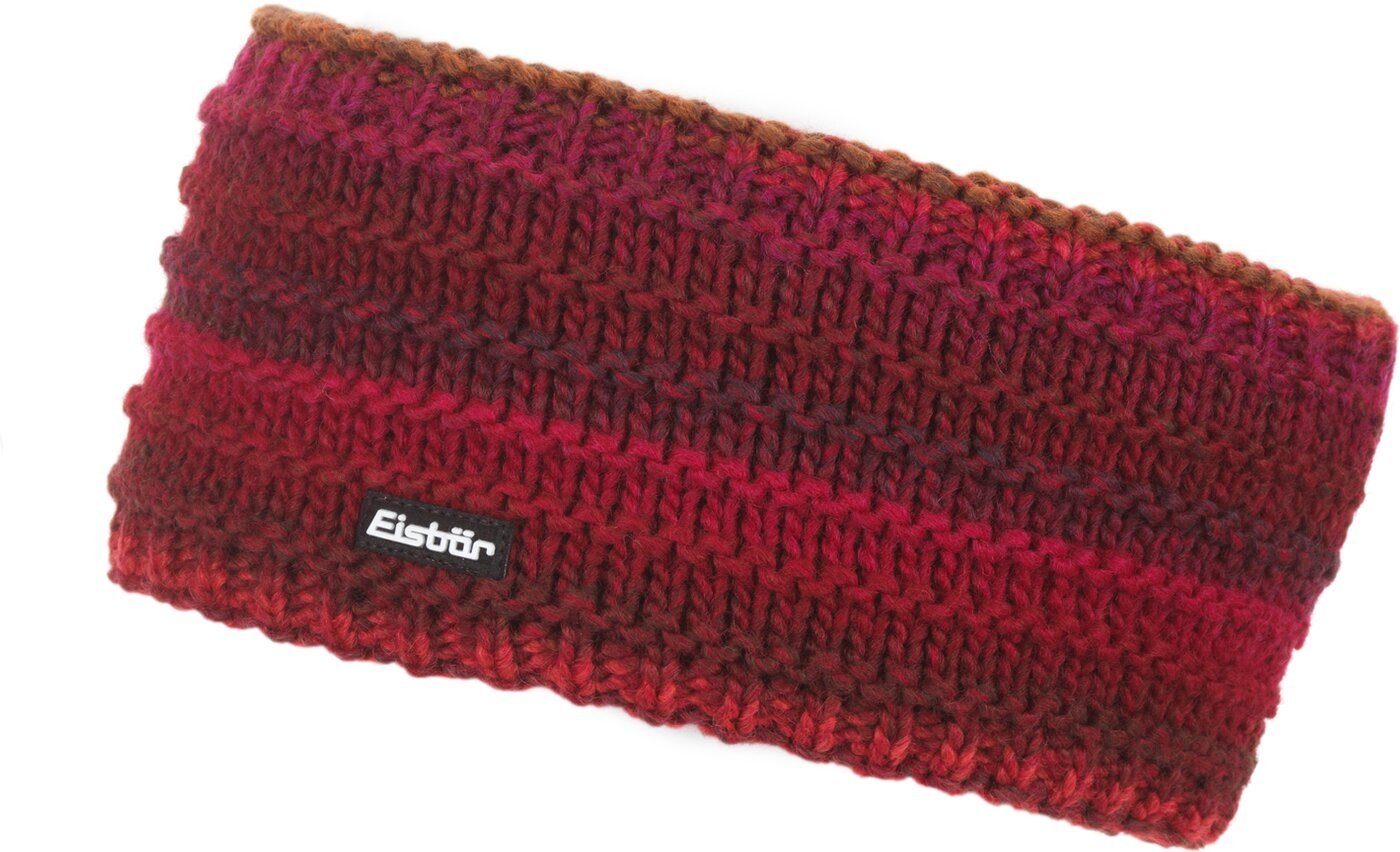 Eisbär Bao STB – Cappello In Lana E Pile, Rosso-marrone, Morbido E Caldo, Filato Multicolore