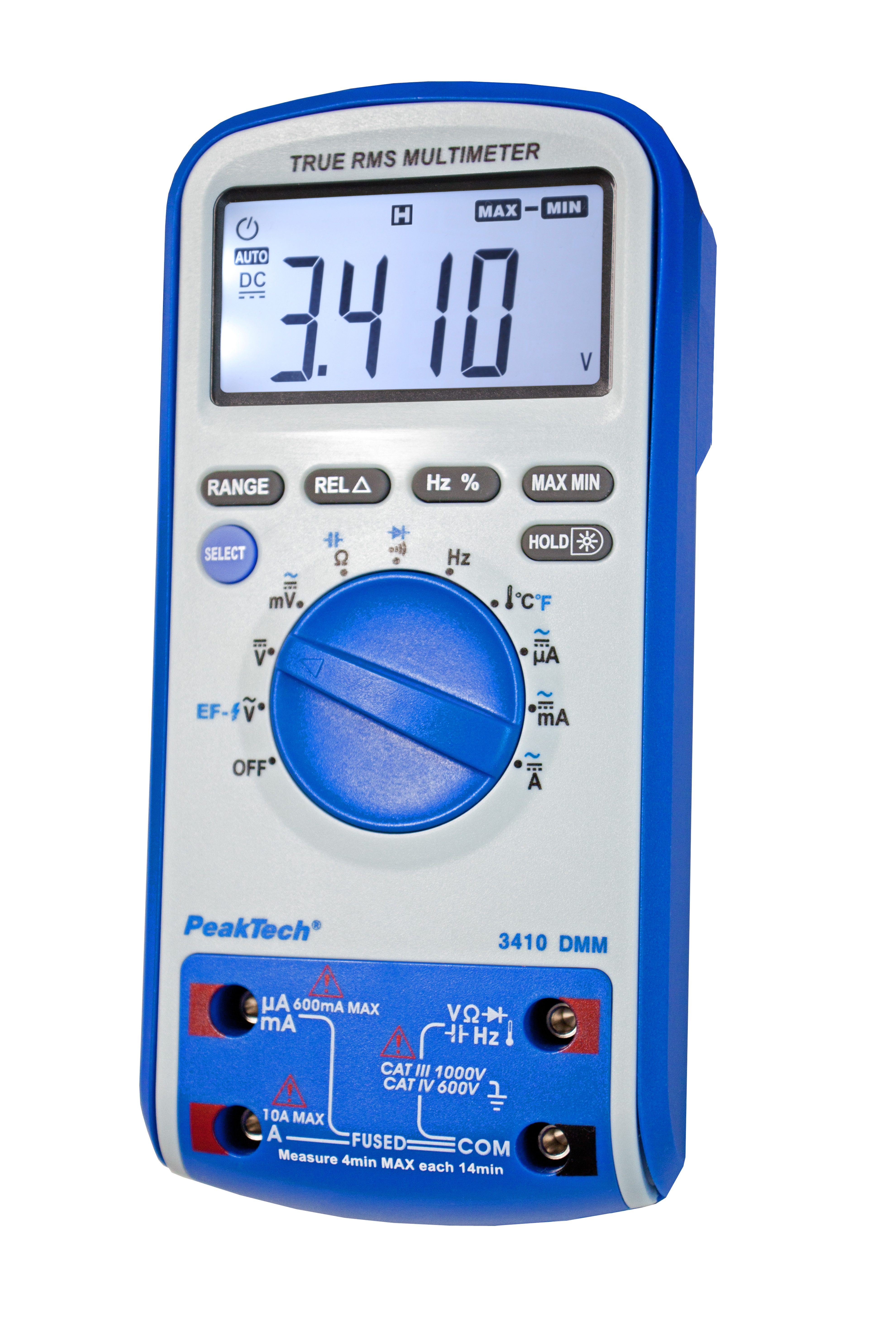 PeakTech Multimeter CAT III 1000V TRMS Digitalmultimeter 6000 Counts, NCV
