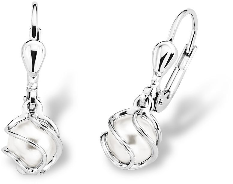 Amor Paar Ohrhänger, mit Wachsperle