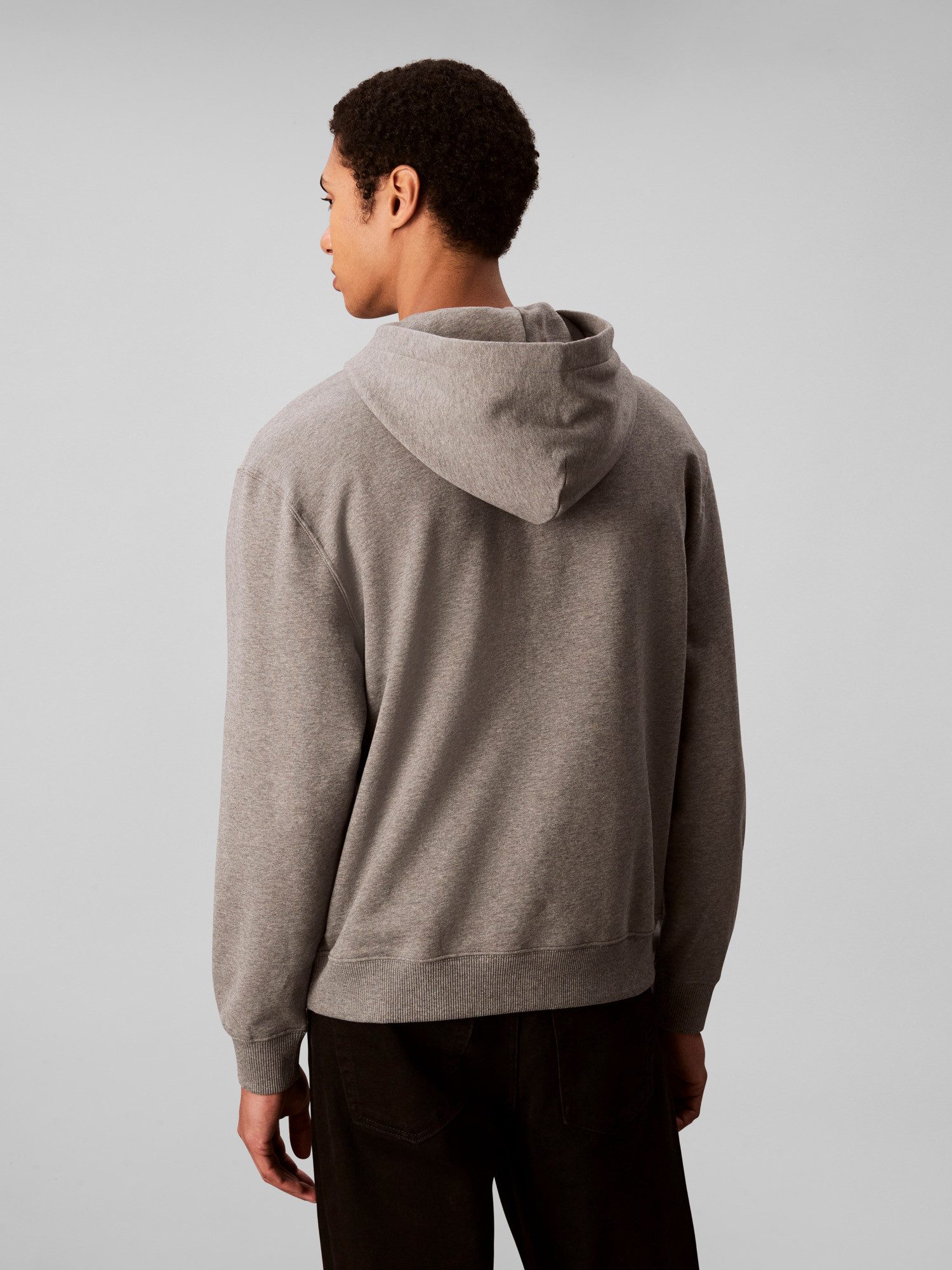 Calvin Klein Kapuzensweatshirt LS EU STANDARD LOGO 350TERRY PO Mit Rundhals günstig online kaufen