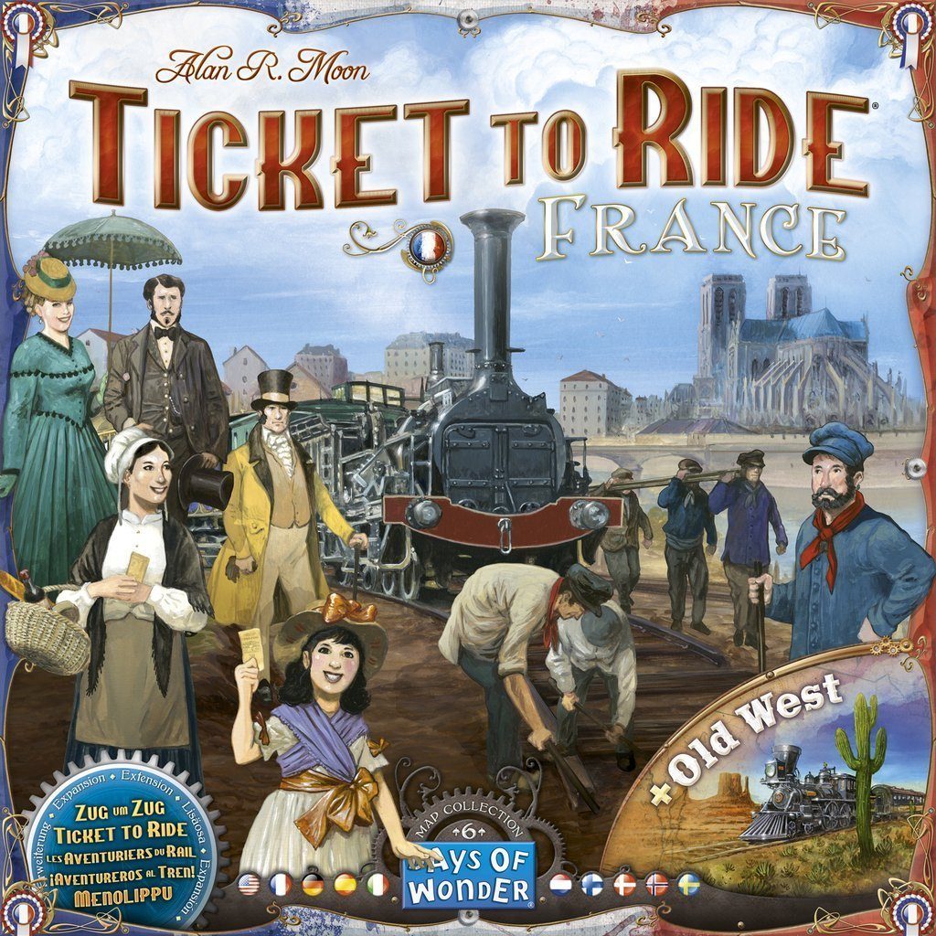 Asmodee Spiel Zug um Zug - Frankreich