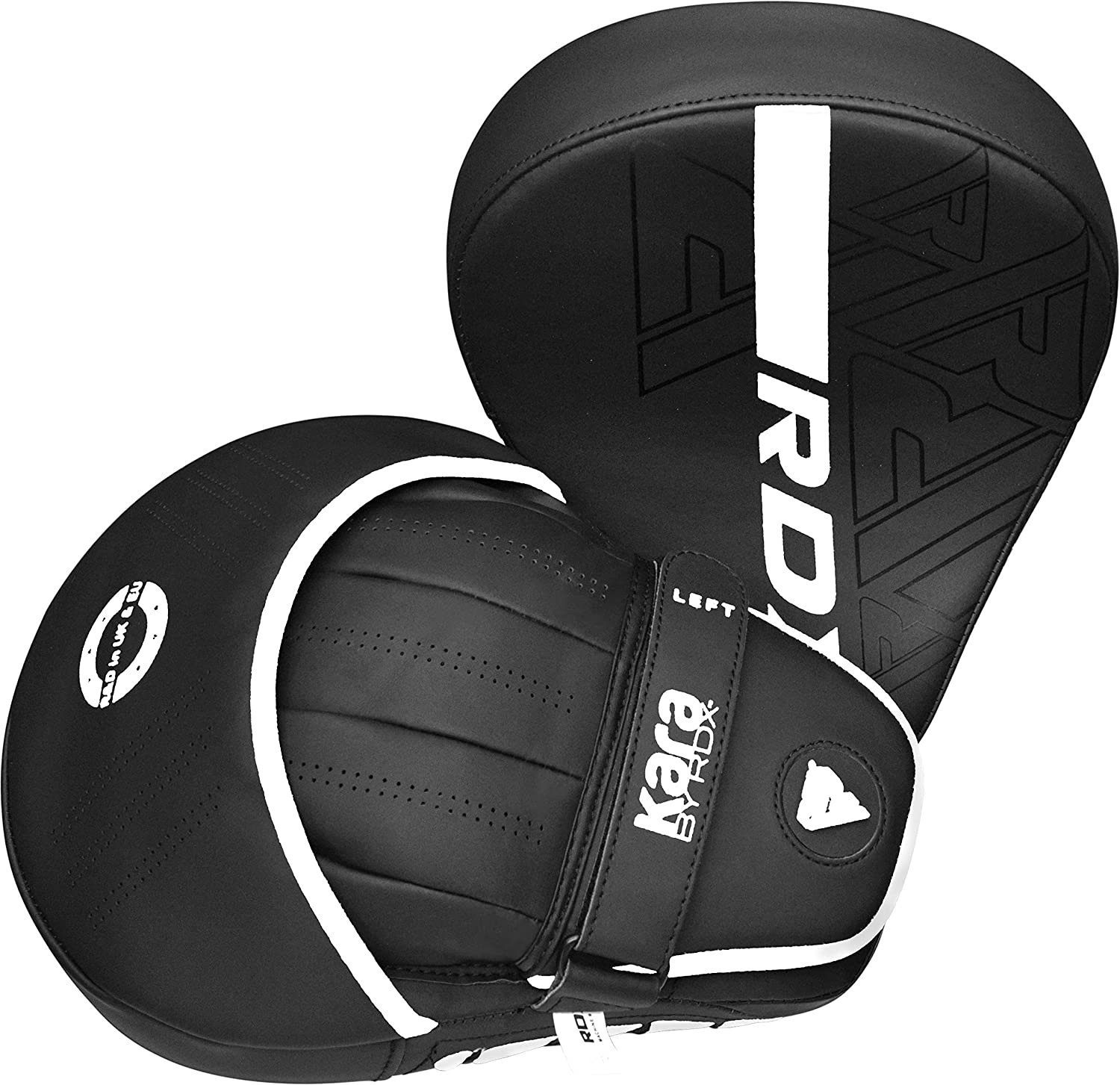 RDX Sports Junior Kinder Fokus Boxen Muay Handschuhe Pads Mitts RDX Thai WHITE Kinderboxhandschuhe