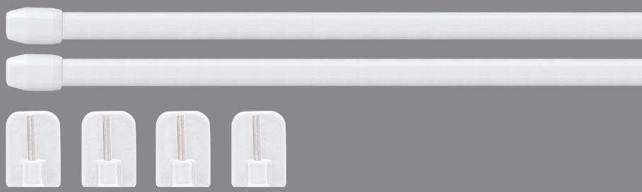 Good Life Scheibenstange Vitrage, Ø 11 mm, 1-läufig, ausziehbar, ohne Bohre günstig online kaufen