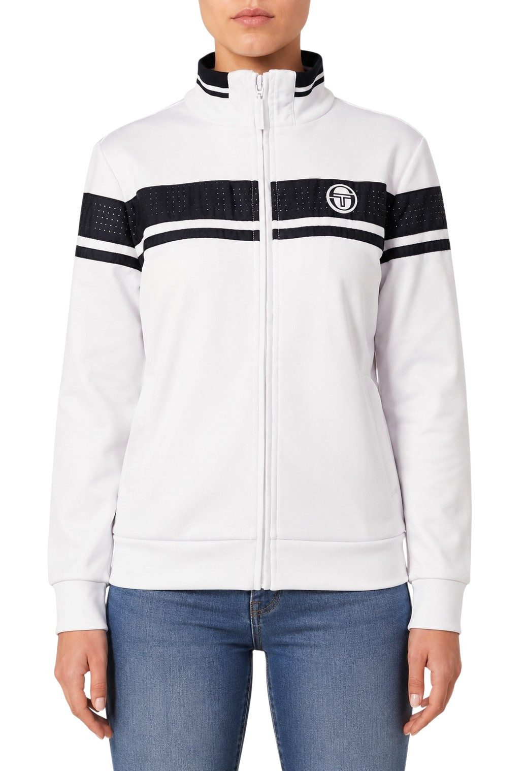 Sergio Tacchini Sweatjacke Sweatjacke Sergio Tacchini Young line (1-tlg) Colorblocking-Design