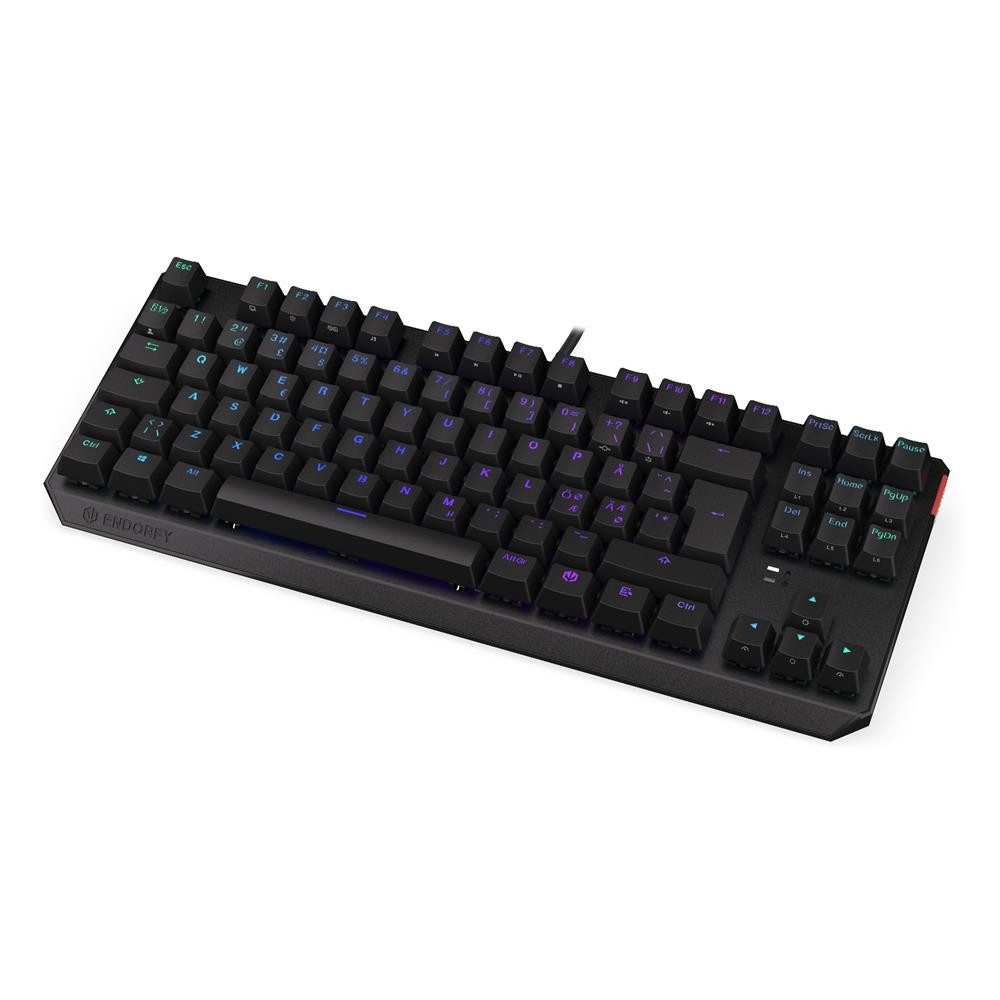 ENDORFY Thock TKL NO Red Gaming-Tastatur (TKL-Gaming-Tastatur mit Kailh Red Schaltern und RGB)