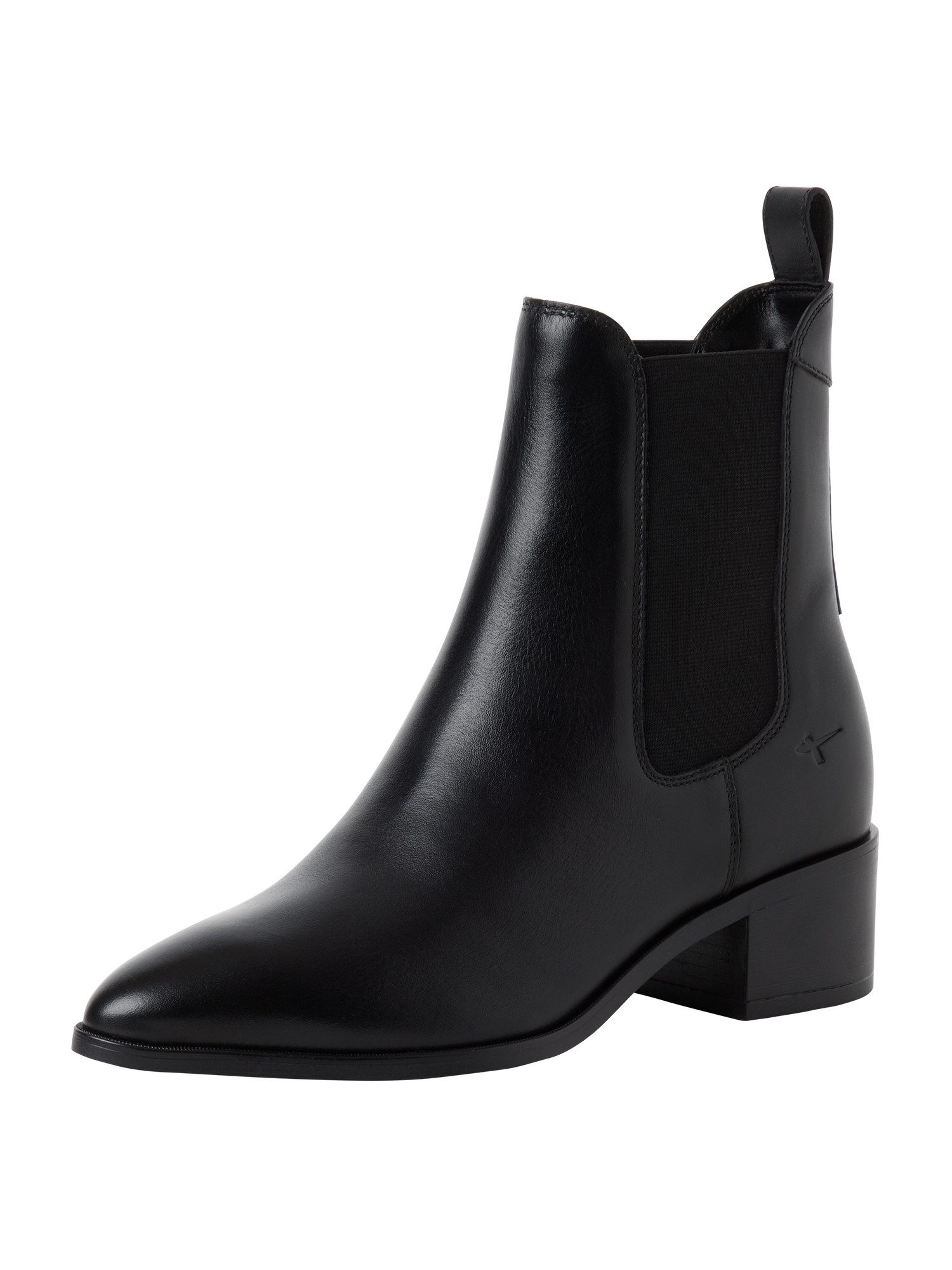TOUCH-IT aus Leder Blockabsatz 1-25306-47 Chelseaboots