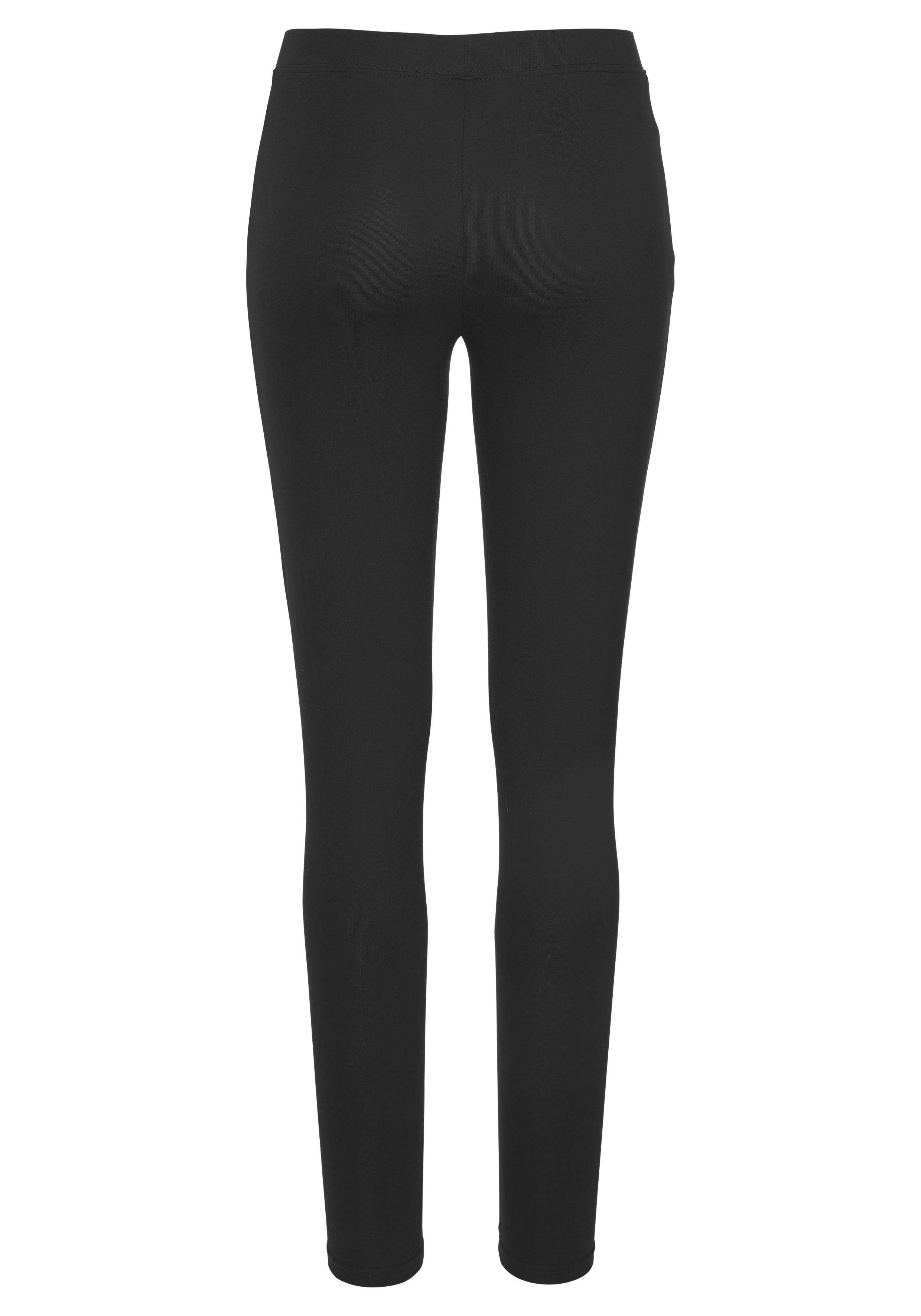 Buffalo Leggings mit seitlich bedrucktem Bein