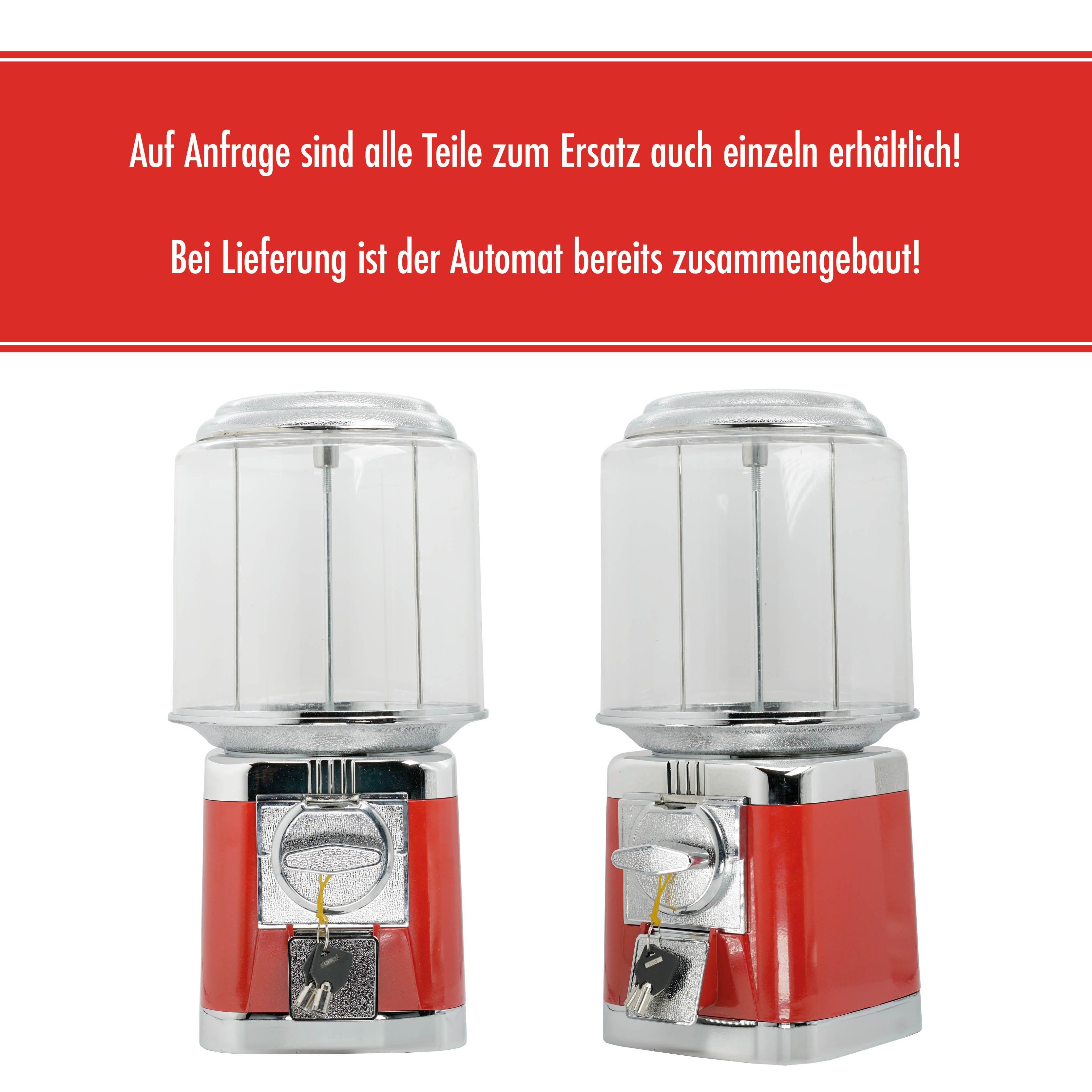 what the shop Spieltisch Spielzeugautomat Old School Kapselverteiler 1€ Einwurf- unbefüllt, (1-tlg)