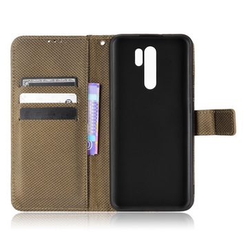 König Design Handyhülle Xiaomi Redmi 9, Schutzhülle Schutztasche Case Cover Etuis Wallet Klapptasche Bookstyle